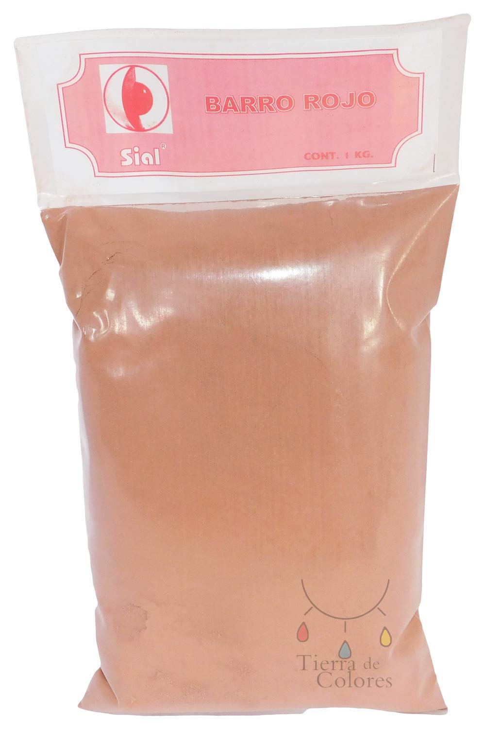 Arcilla verde barro rojo y barro negro paquete 1 kg c/u cosmetico para mascarilla tierra de colores