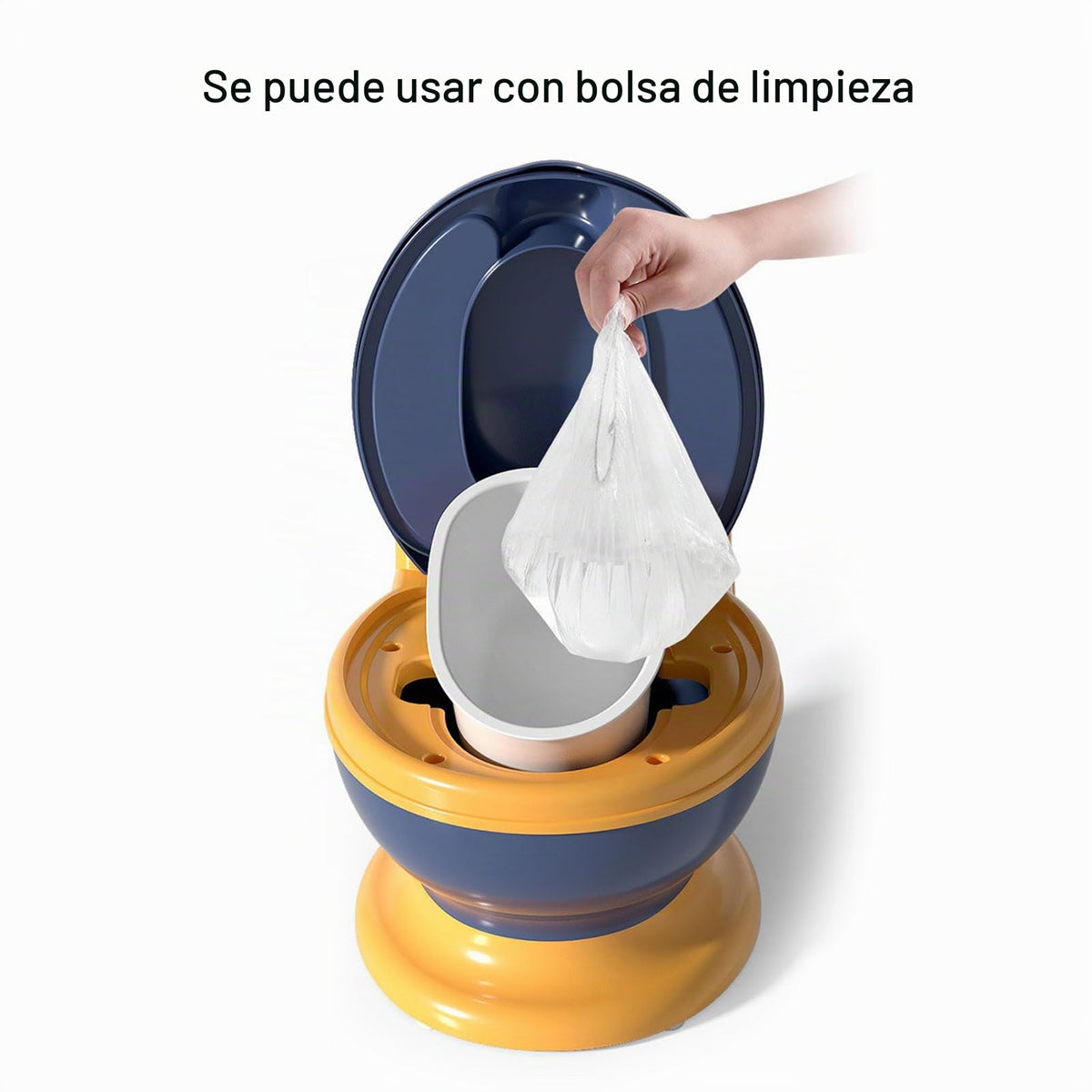 Inodoro de Entrenamiento para Ir Al Baño, Previene Resbalones, Previene Salpicaduras de Orina, Entrenador de Transición para Ir Al Baño para Niños Pequeños para Mejorar la