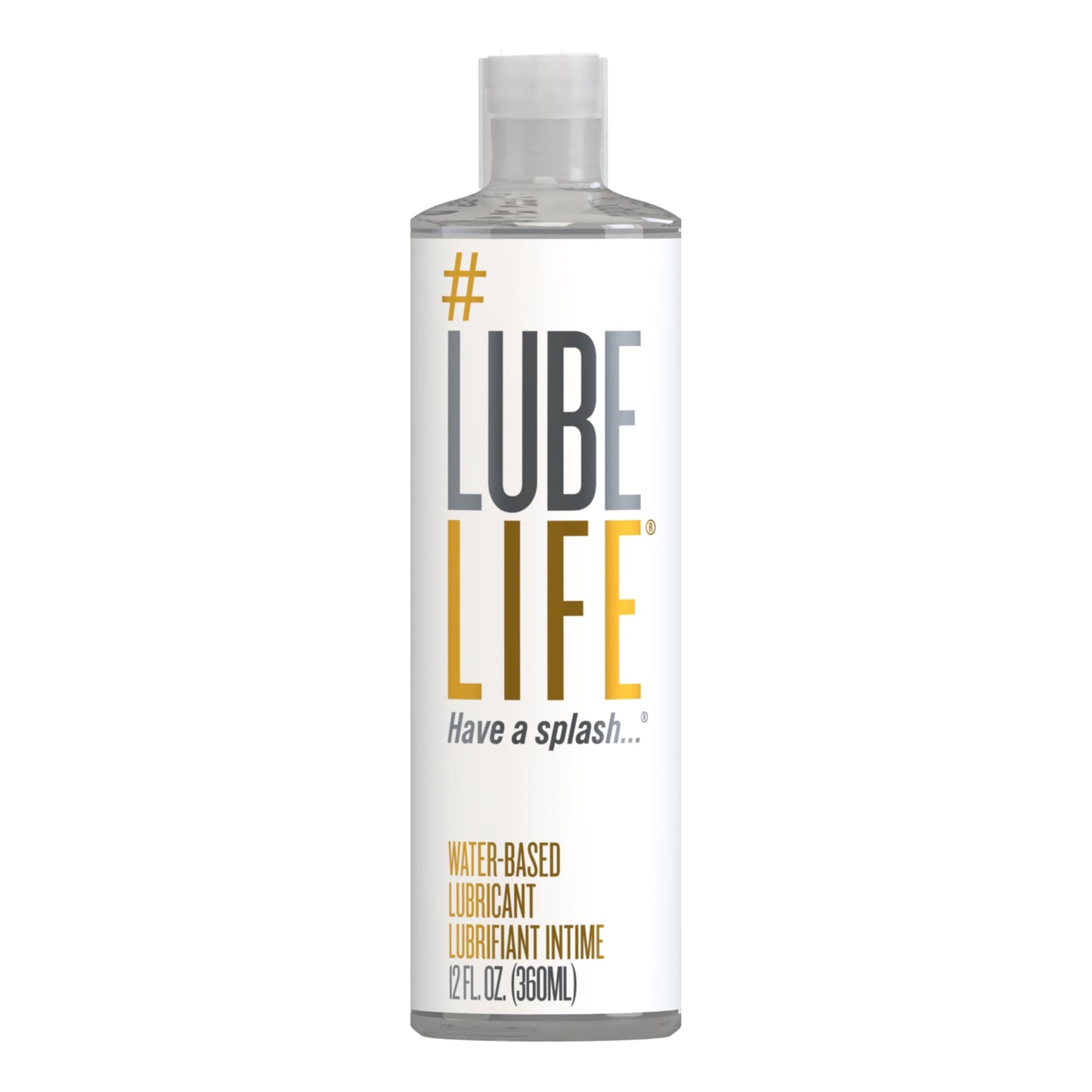 Lube Life Lubricante Personal a Base de Agua 237 ml – Compatible con Condones y Juguetes, Sin Parabenos ni Fragancias