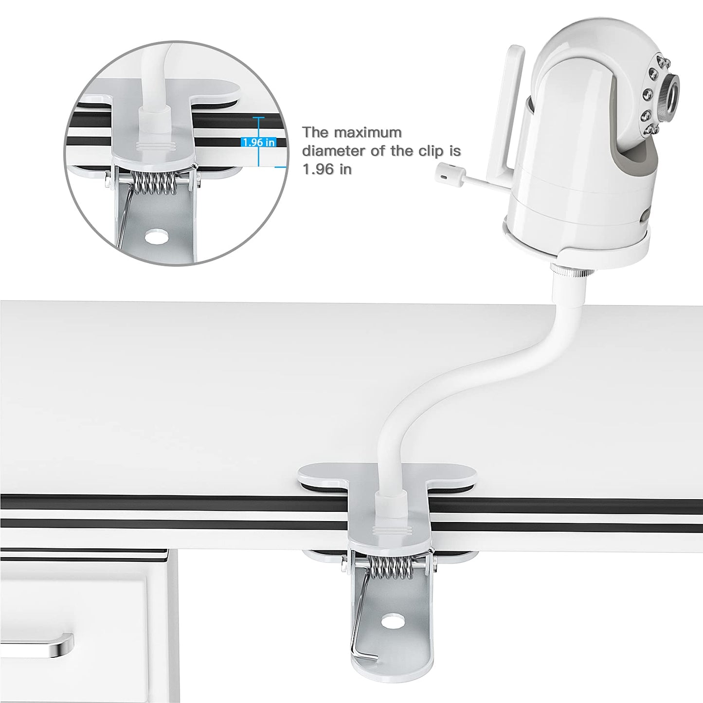 Soporte para Monitor de Bebé Compatible con Óptica Infantil DXR-8 y DXR-8 PRO