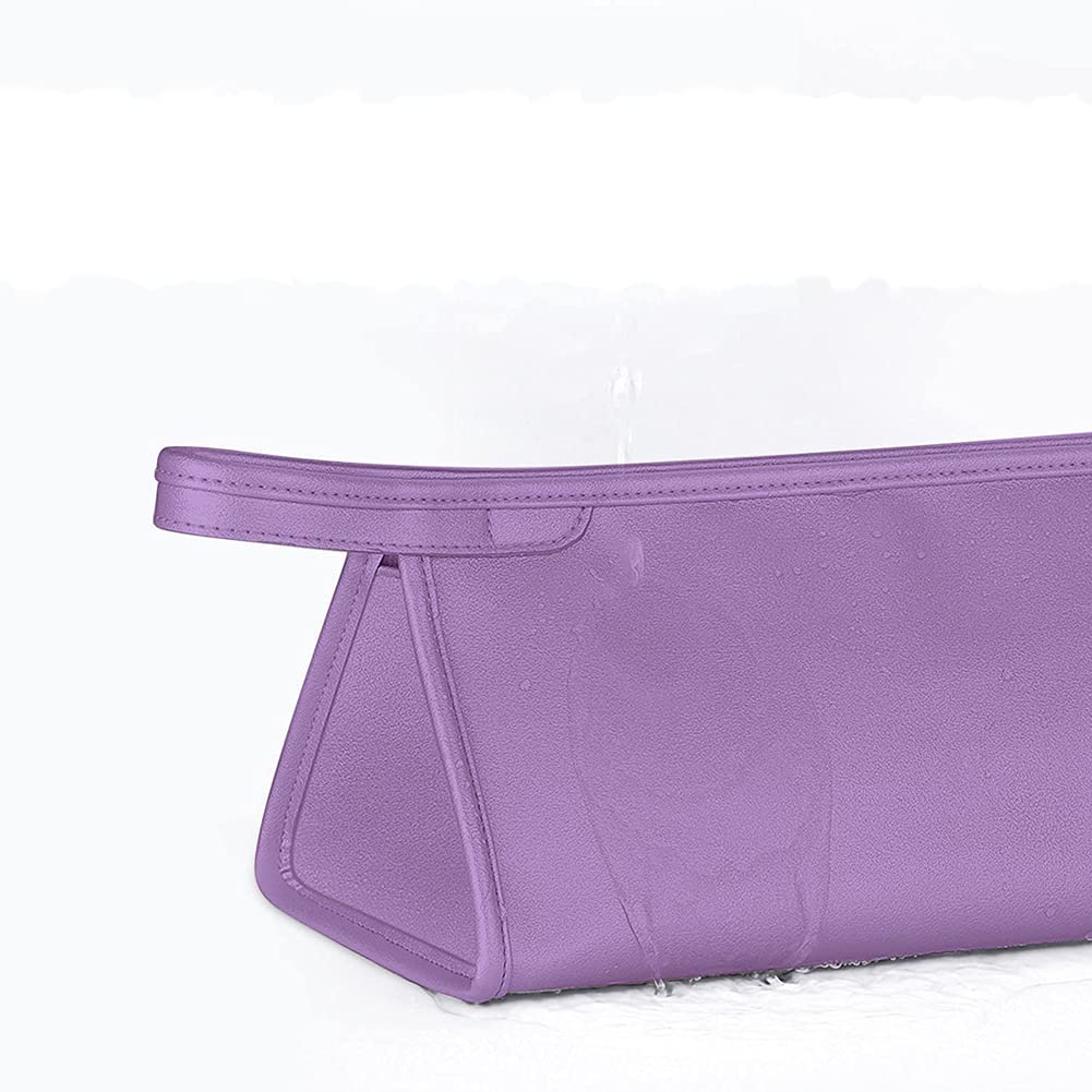 BUBM Bolsa de almacenamiento de viaje compatible con Dyson Airwrap Styler, organizador de viaje portátil para Airwrap Styler y accesorios, plateado (púrpura)