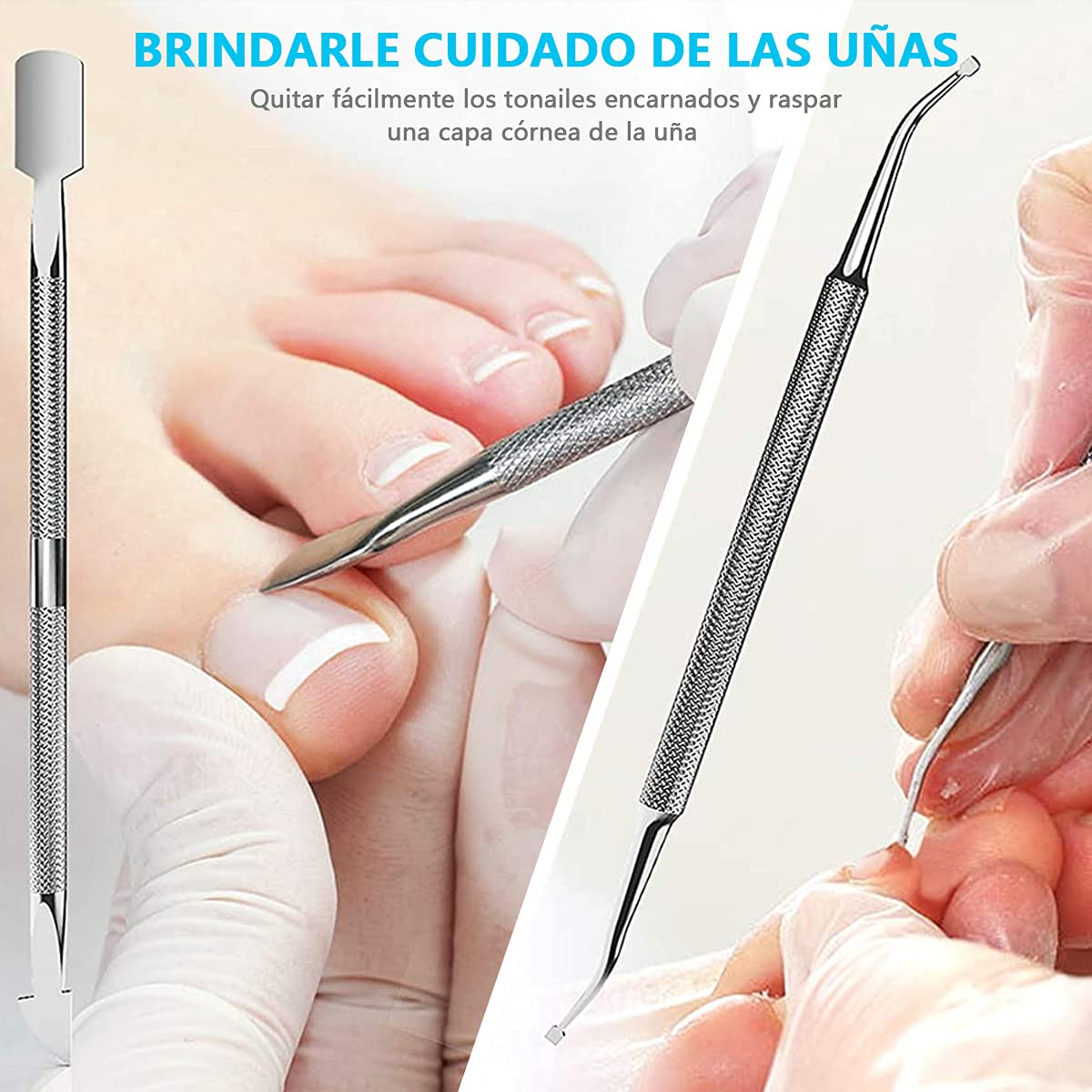 Cortaúñas profesional LEMEIKU con herramientas de acné - Kit completo y práctico