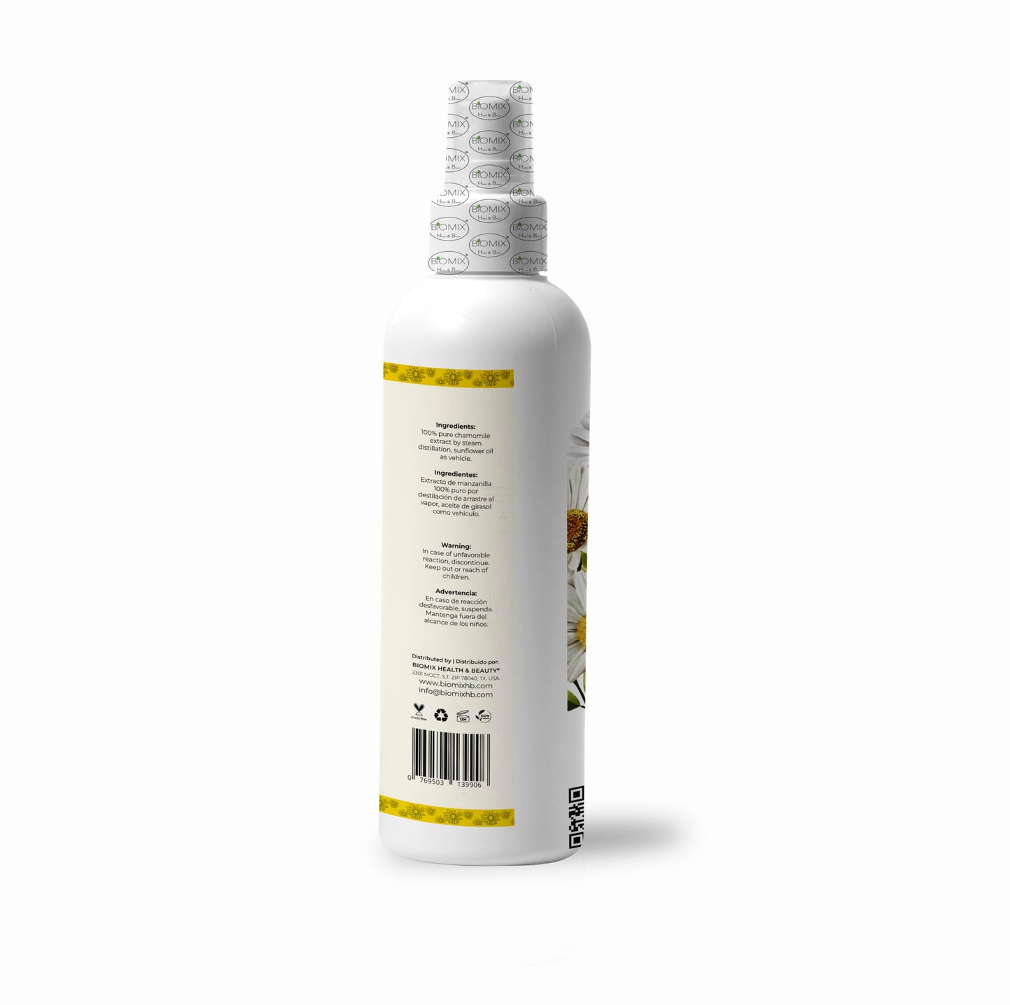 Aceite de Manzanilla Orgánico para Piel y Cabello Sensible - Suavizante y Protector - 250 ml.