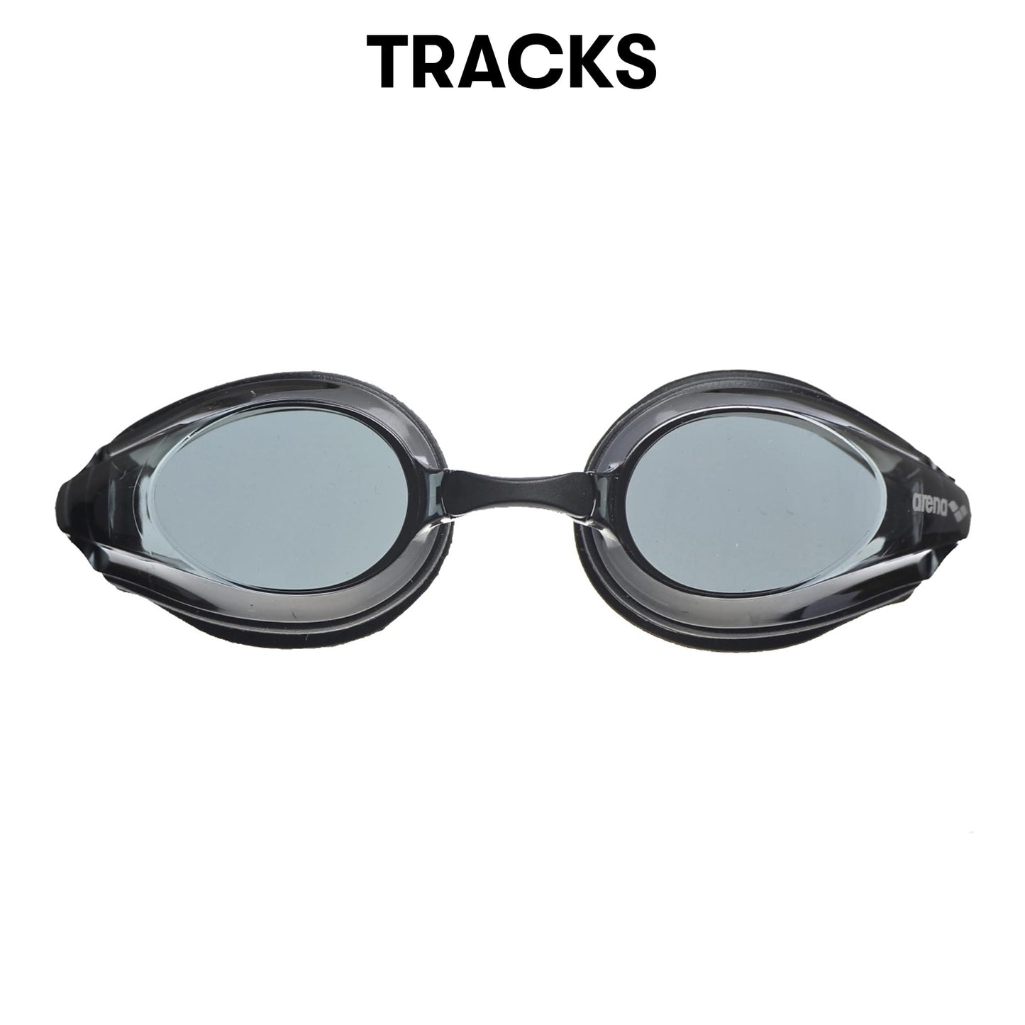 Arena Goggles Natación Tracks única, Negro