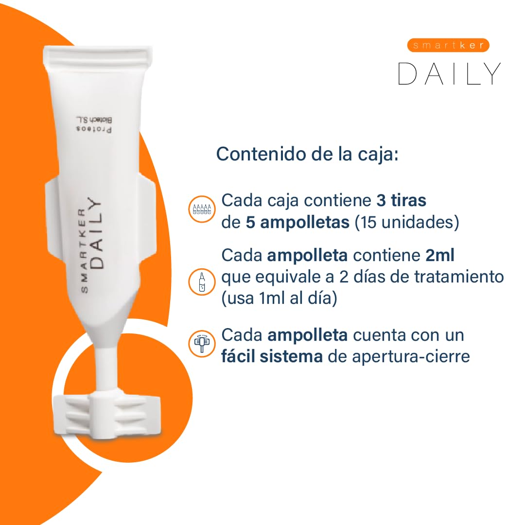 PBSerum Smartker Daily Firmness 15 unidades de 2ml c/u - Ayuda a la Hacer la Piel más Firme - Reduce los Signos de Envejecimiento