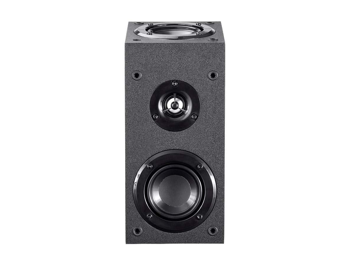 Mono 133833 Premium Immersive Satellite Speakers - Black (Pair) with 3Inch Woofer, 3/4Inch Aluminum Dome & 100 Watt Input Power