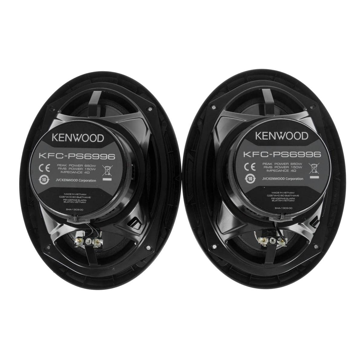 Kenwood KFC-PS6996 - Altavoces de Rango Completo de 5 vías de Rendimiento para Coche (700 W, 6 x 9 Pulgadas)