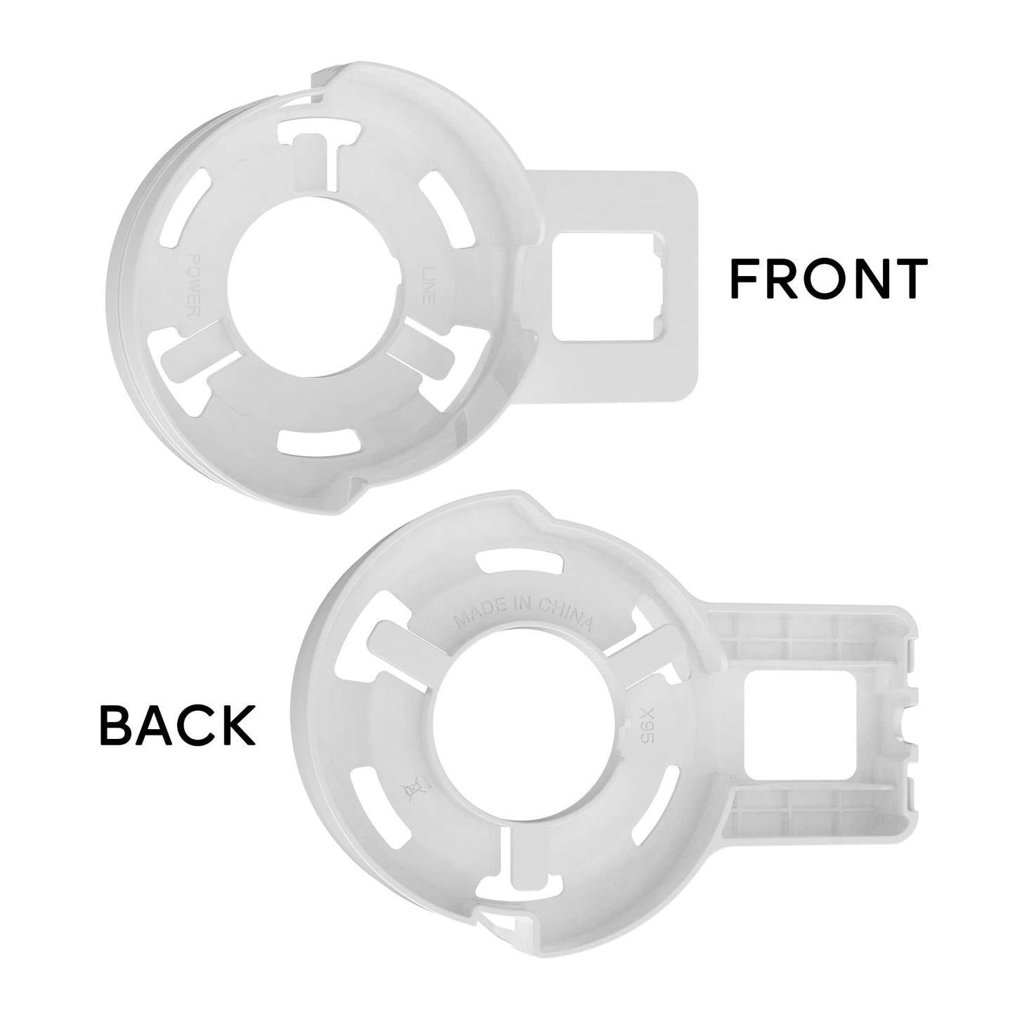 BANGCHEER-Soporte de pared para TP-Link, Deco X90/X95/XE200 WiFi 6 Soporte de pared con organizador de cables, sistema WiFi de malla para el hogar, soporte resistente, soporte de pared TP-Link Router