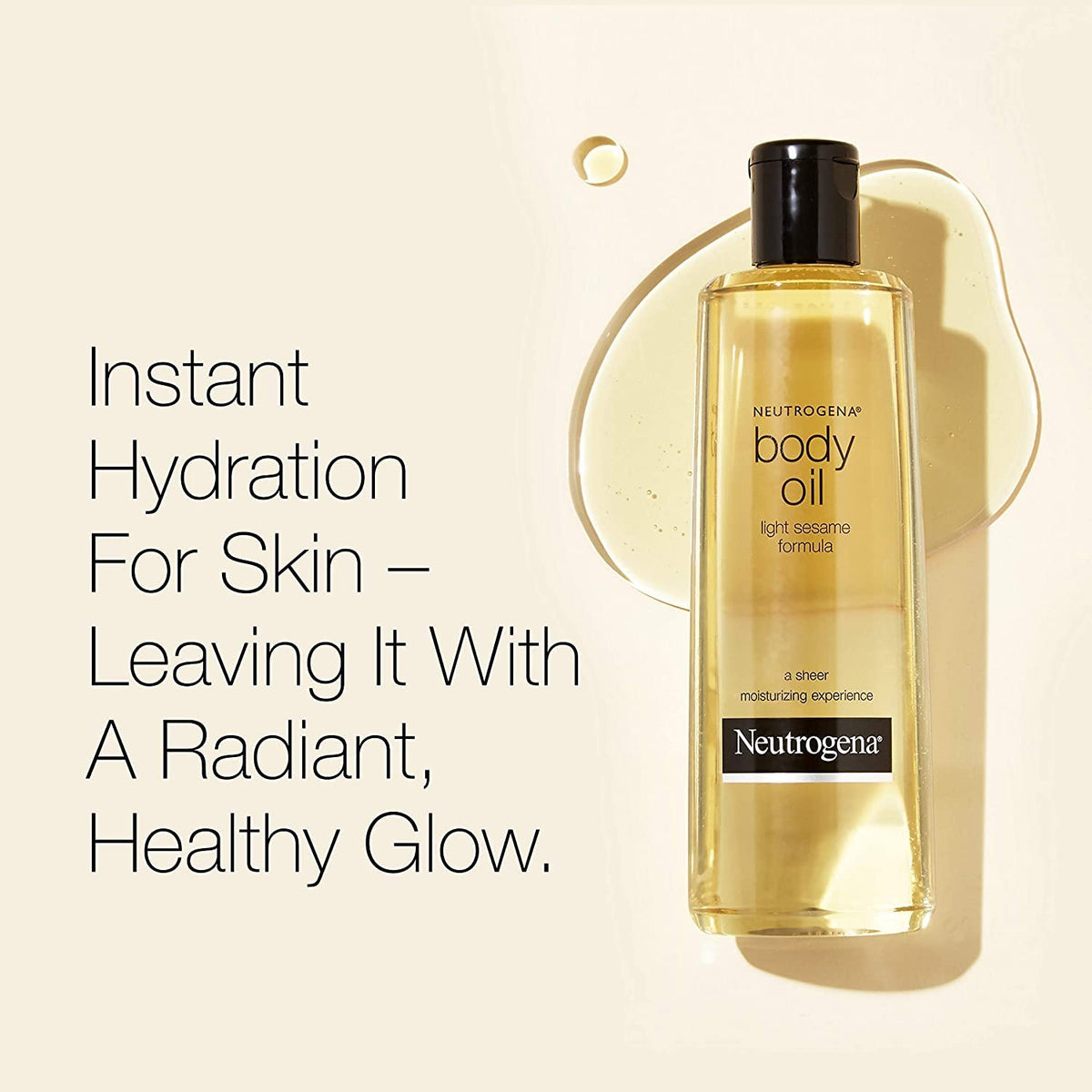 Neutrogena Body Oil, Light Sesame Formula, 8.5 Ounce