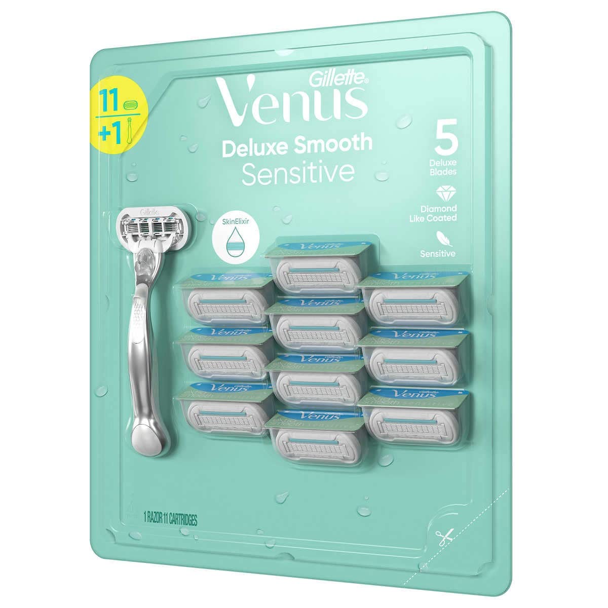 Gillette Venus Deluxe - Maquinilla de afeitar suave, 11 unidades