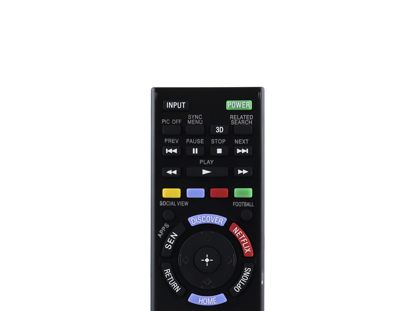 Control Remoto Compatible con Sony BRAVIA Smart TV, Modelos RM-YD103, RM-YD102 100% Compatible Directo, KDL-32W700B KDL-40W580B KDL-40W590B KDL-40W600B KDL-42W700B