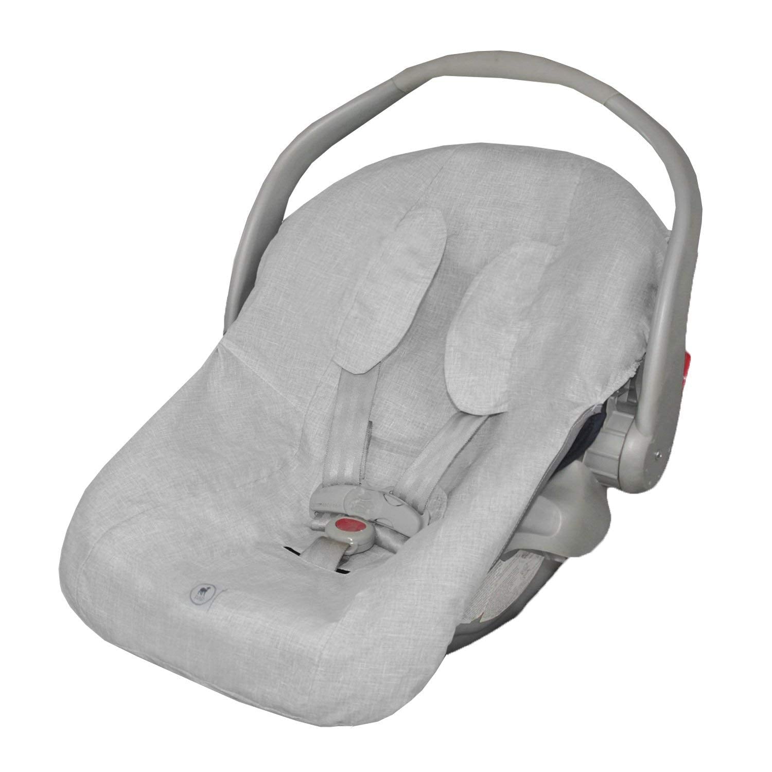 Funda para Portabebé Nap Baby Gris con Resorte Ajustable 100% Algodón Hipoalergénica