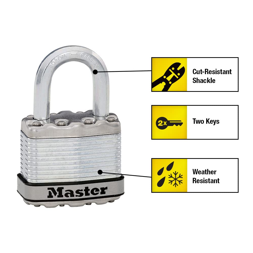 Candado Master Lock Magnum Acero Laminado 4.45 cm 1-Inch Shackle