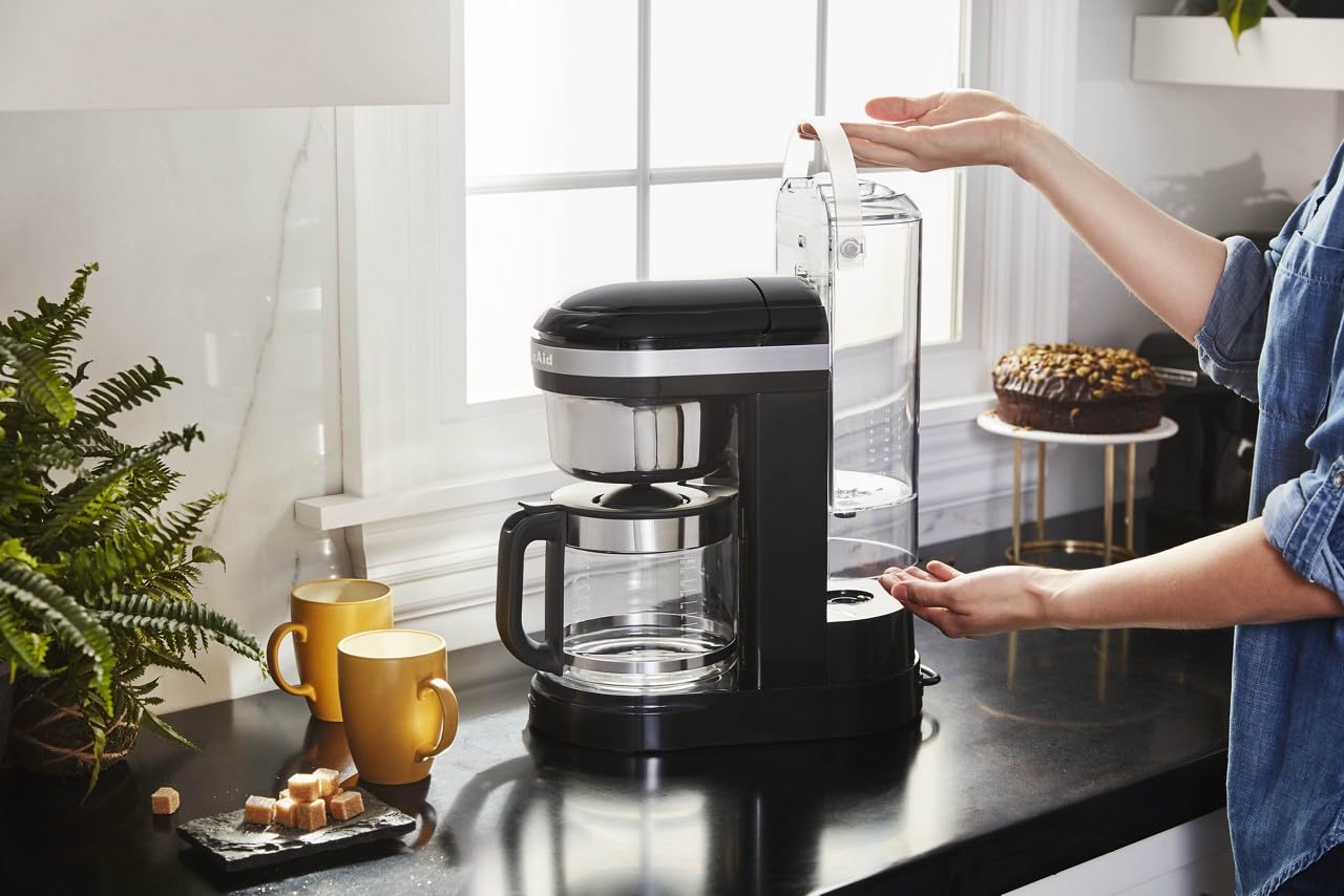 KitchenAid KCM1209OB Drip Coffee Maker, 12 Cup, Onyx Black