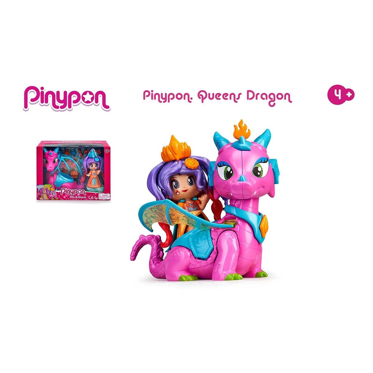 Muñeca Pinypon Queens Dragon