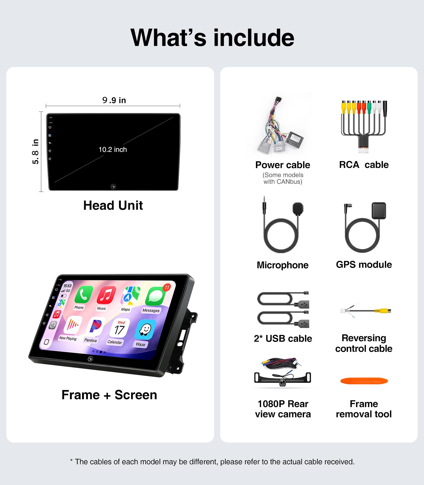 Estéreo de coche con visualización táctil de 10 pulgadas (4G+64G) para Dodge Ram 1500 2500 3500 (2009-2012), kit de repuesto de radio con inalámbrico CarPlay Android Auto 5G WiFi BT GPS Navigation