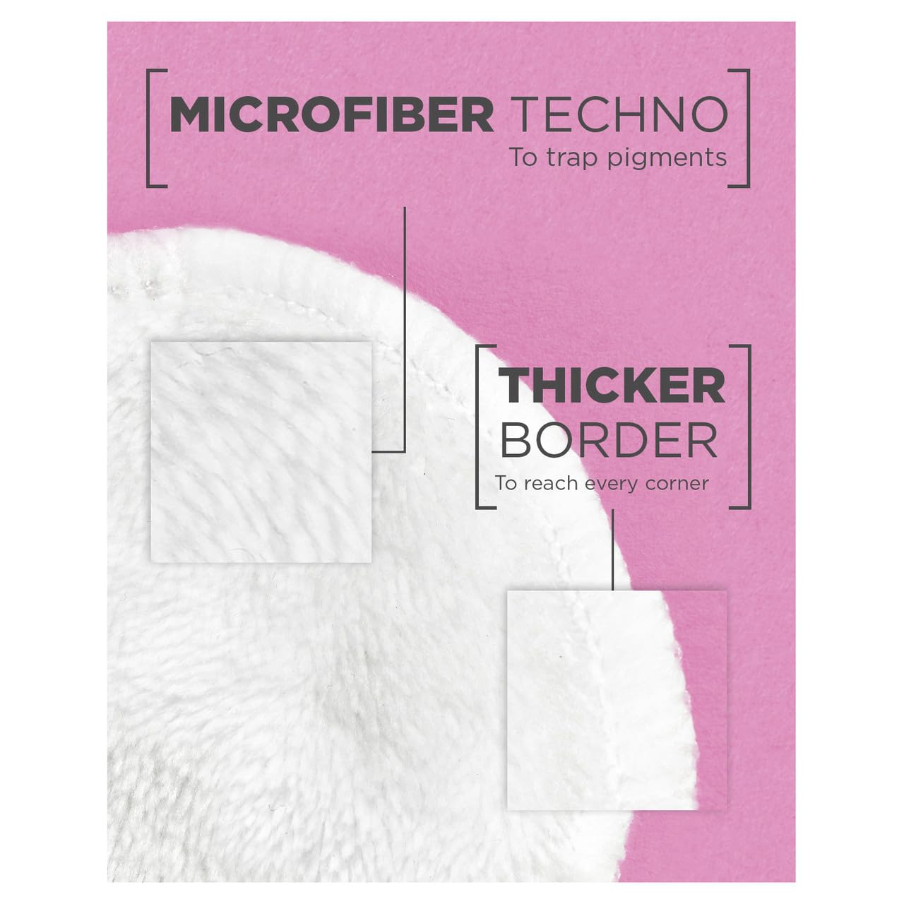 GARNIER Skin Active Ecopads Discos Desmaquillantes Reutilizables de Microfibra 3 Pads