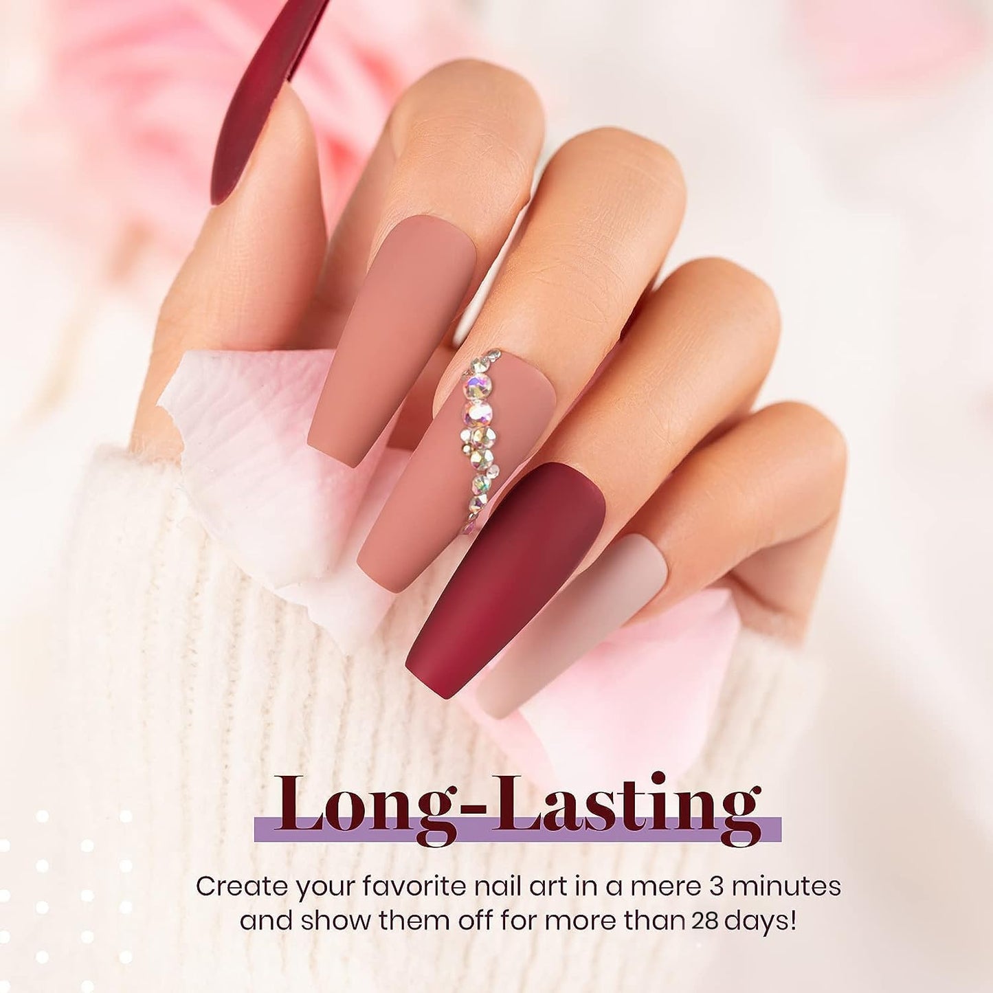 beetles Gel Polish - Set de Esmaltes en Gel 6 Colores Otoñales, UV/LED, 7.5 ml Cada Uno