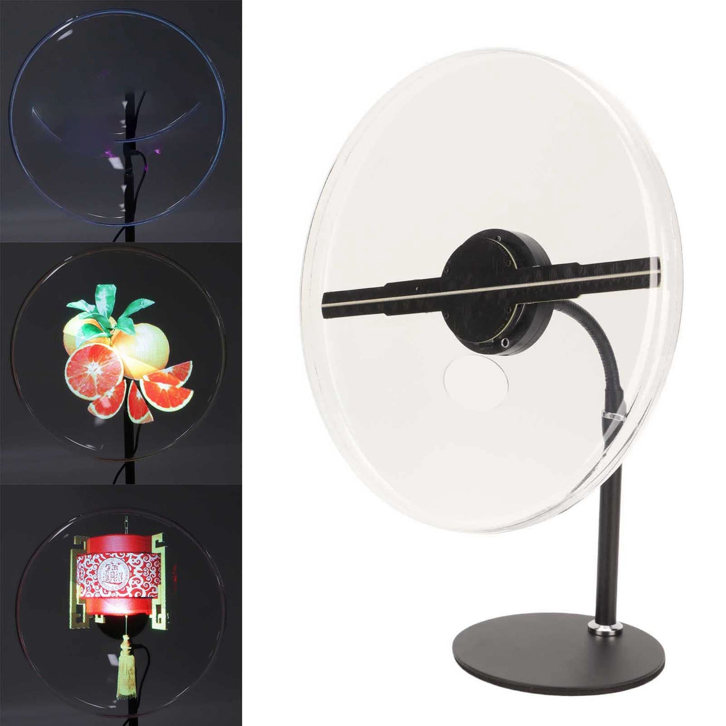 Fan de Exhibición de Holograma Pssopp 3D 256x1024 para Escritorio enchufe EE. UU.