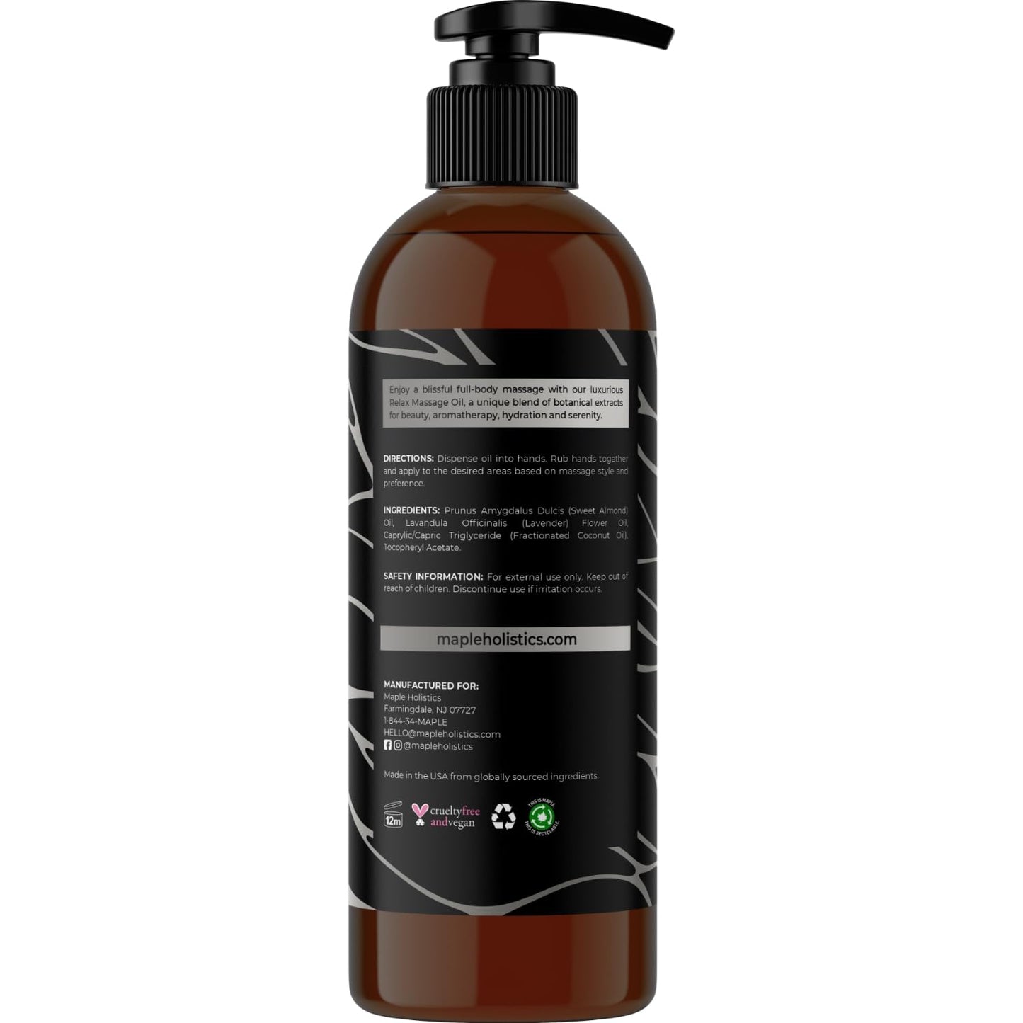 Aceite de Masaje Sensual Aroma Antiarrugas para Hombre y Mujer