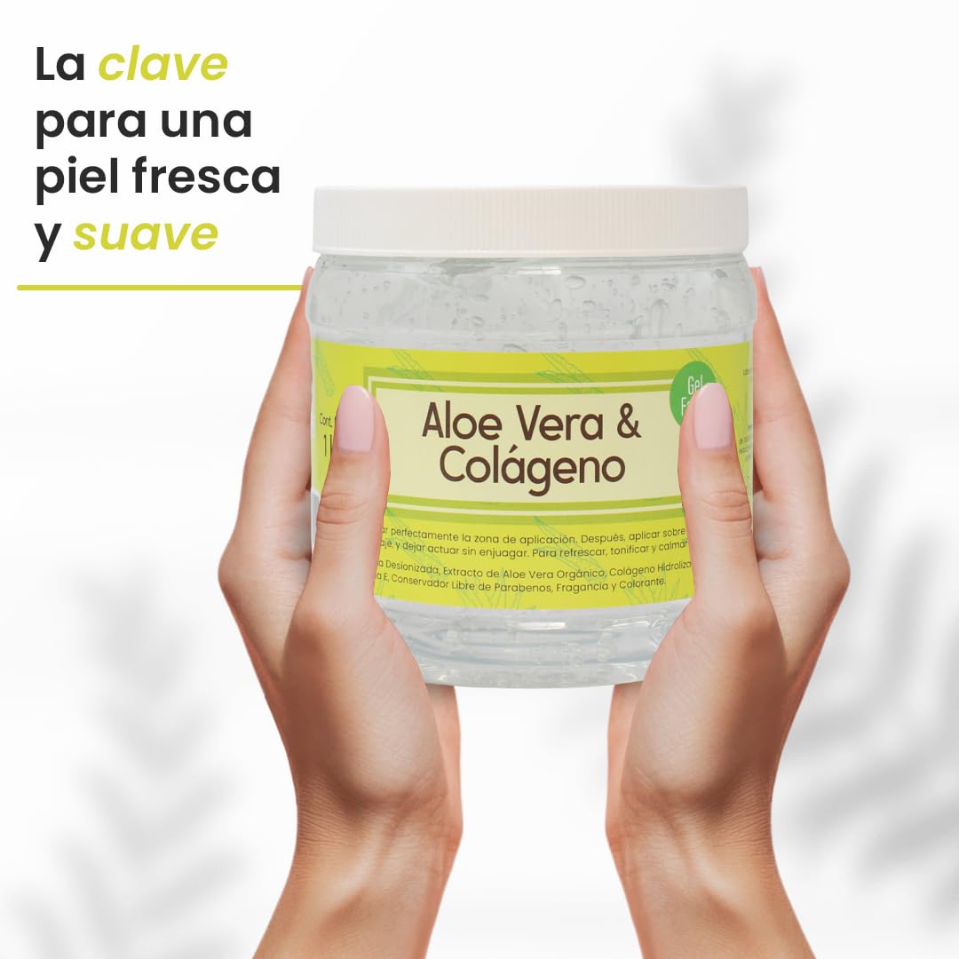 Gel De Extracto De Áloe Vera & Colágeno Hidratante Productos Mart Mexico 1 Kilo