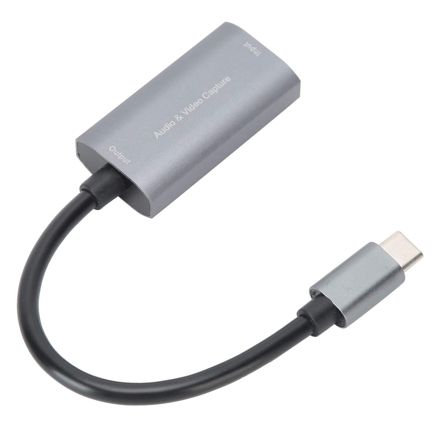 Convertidor de Video portátil Tipo C HDMI a USB-C Tarjeta de Captura de Video y Audio Grabación de Video 4K 1080P Juego Live Silver Grey Drive Z29A
