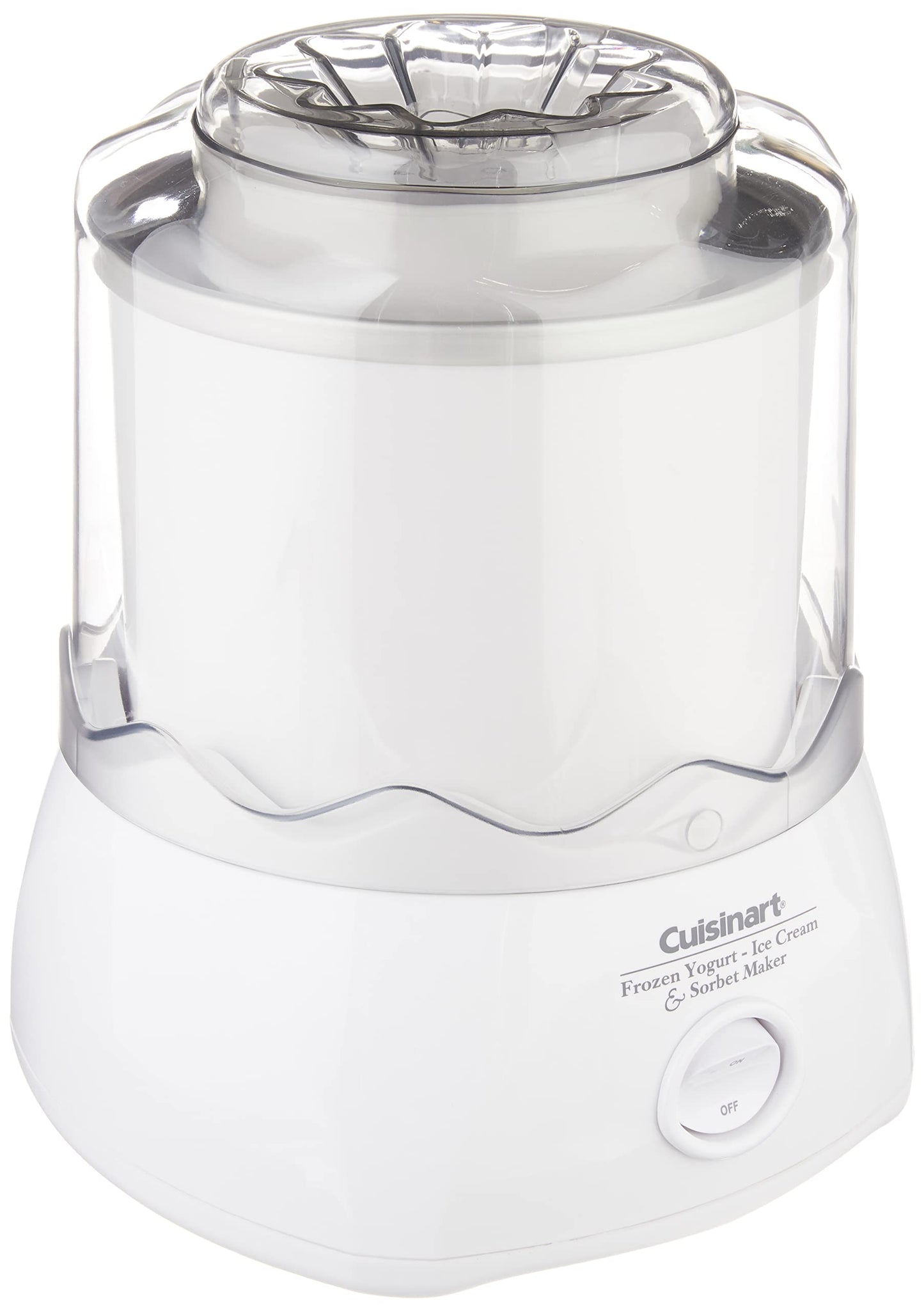Cuisinart ICE-20 Máquina automática de helados, 1-1/2 cuarto, color blanco