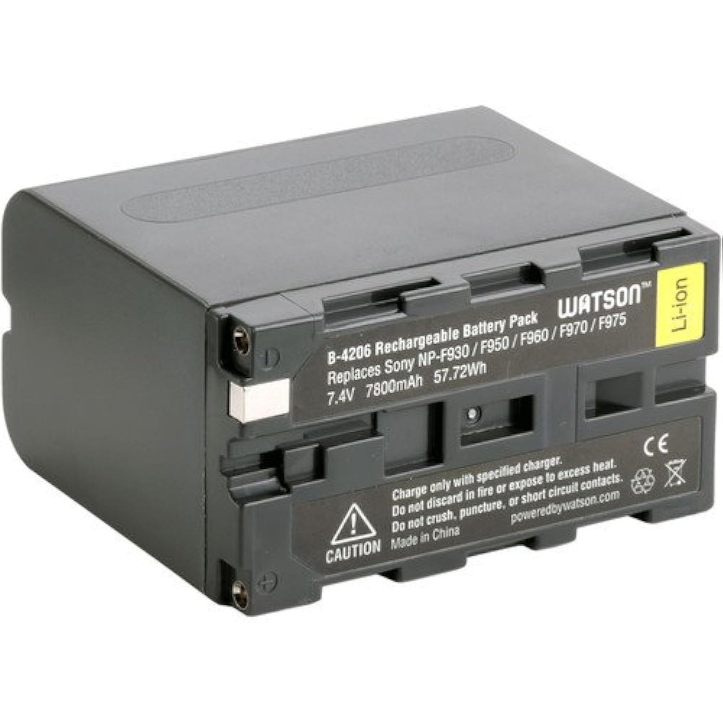 Batería de Litio-Ion Watson Negra de Repuesto para Sony NP-F975 7800 mAh