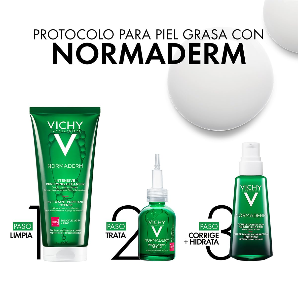 Tratamiento de Doble Corrección para Pieles con Tendencia Acnéica Vichy Normaderm Phytosolution 50ml