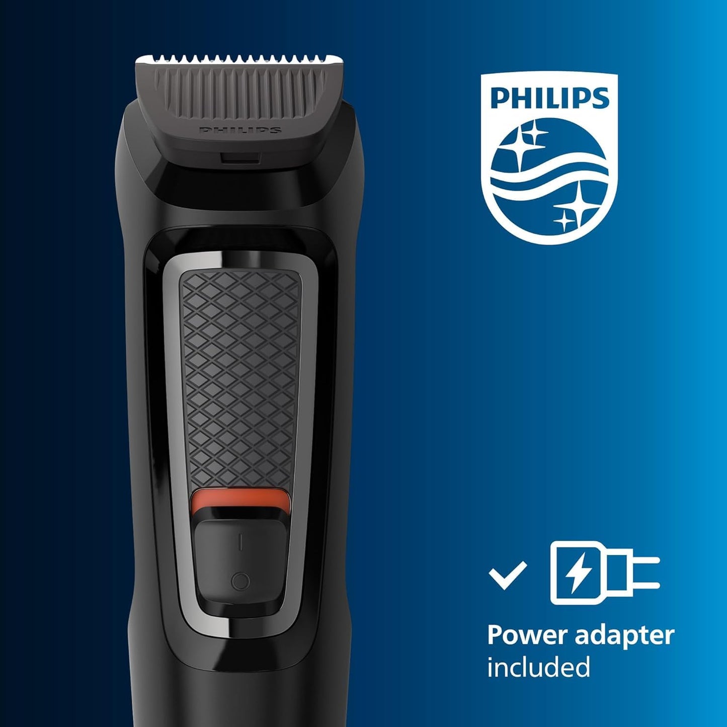 Philips Multigroom Serie 3000 9 en 1 para cara, cabello y cuerpo con tecnología DualCut (modelo MG3740/15)
