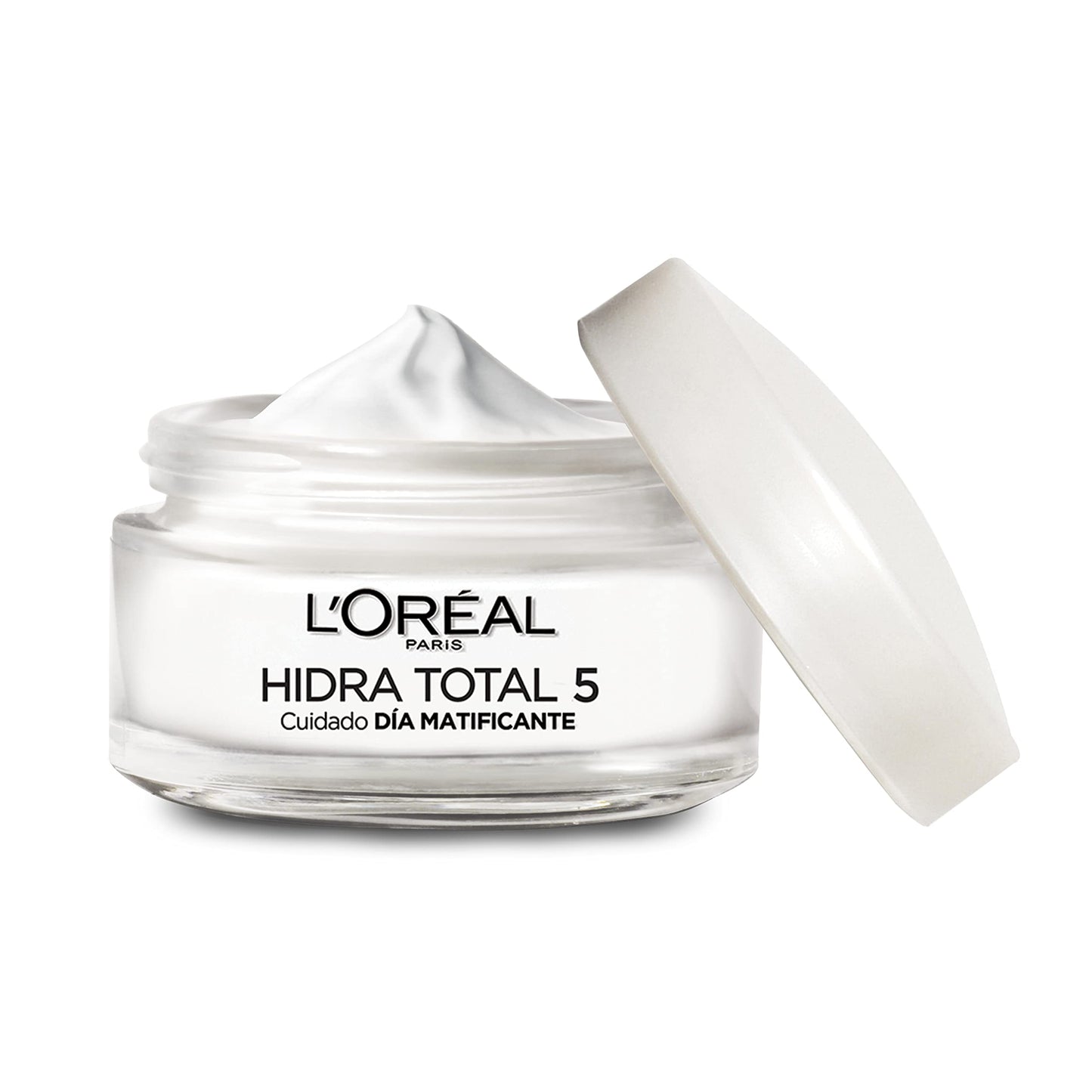 L'Oréal Paris Protector Solar Diario Anti-Brillo FPS50+ UV Defender, 40ml + Crema Hidratante, Piel Mixta Hidra Total5, 50 ml