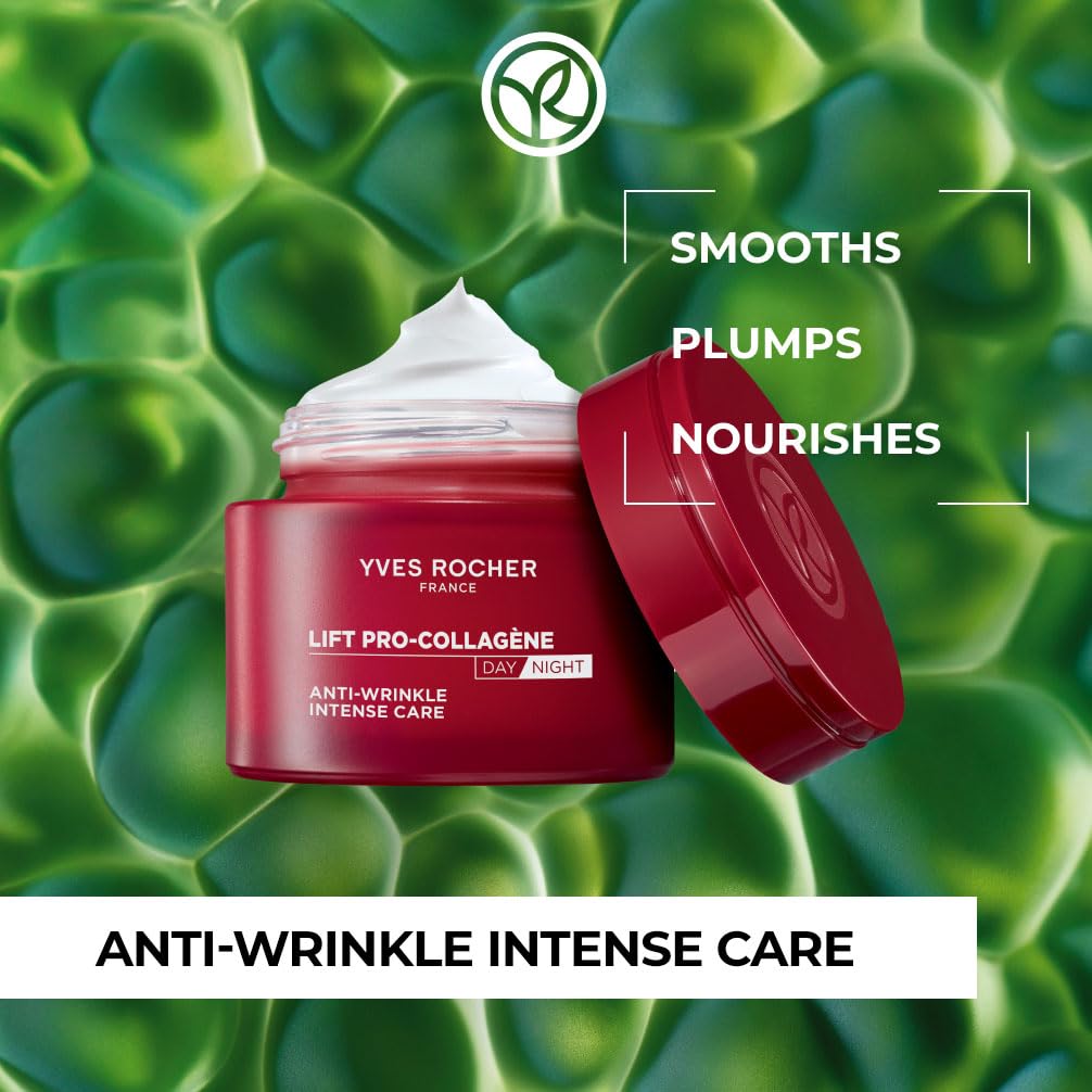 Yves Rocher Crema Intensiva Dia/noche Rellenadora De Arrugas Lift Pro-Collagène 75 ml