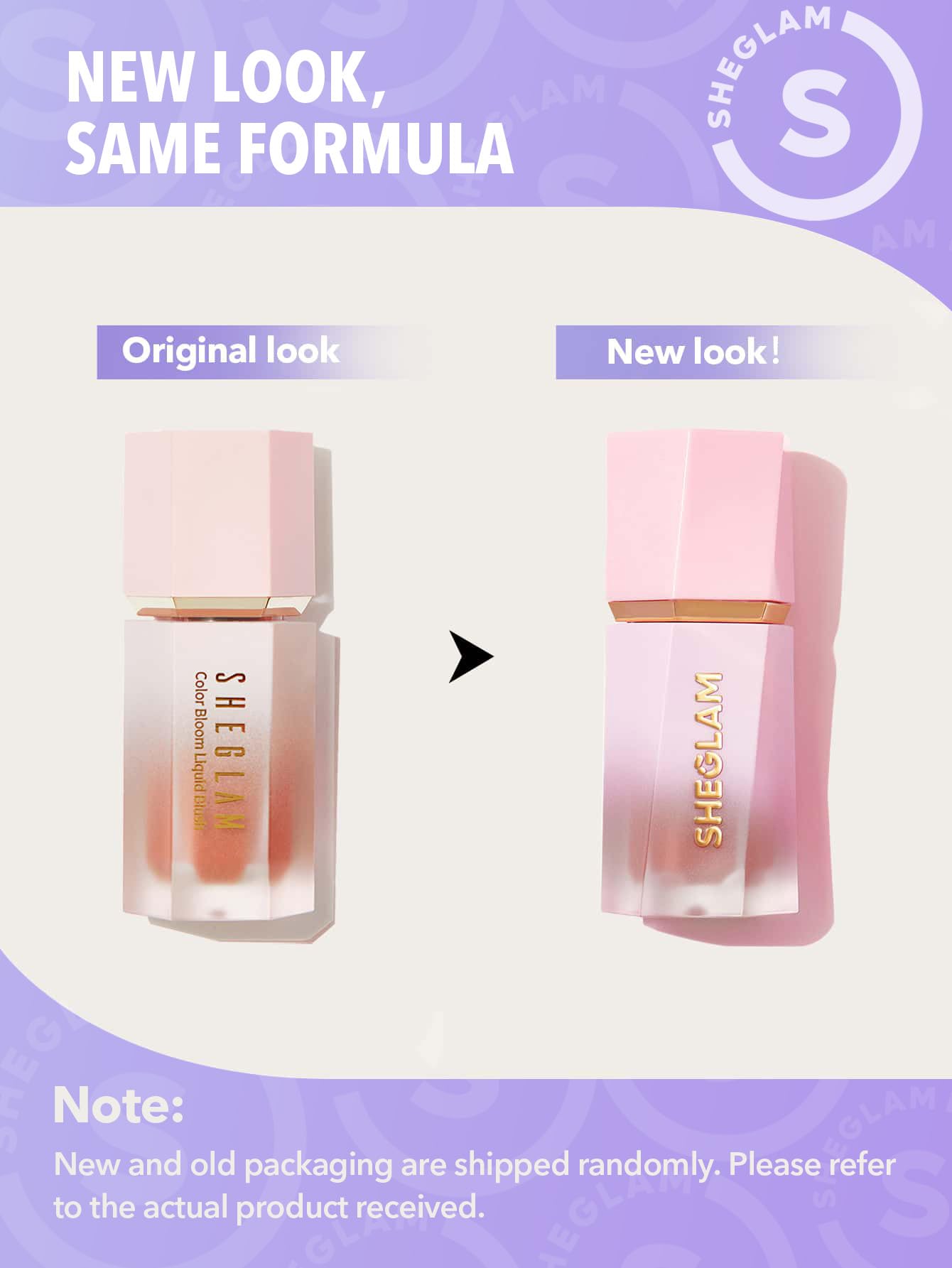 SHEGLAM Maquillaje con rubor líquido Color Bloom Dayglow para mejillas con acabado brillante - Devoted