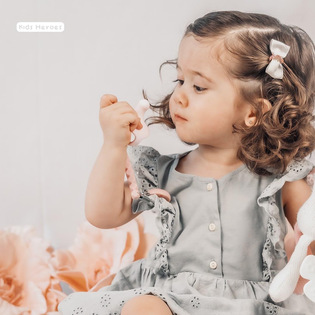 Chupon de Silicona Segura Kids Heroes Verde con Caja Protectora para Bebé