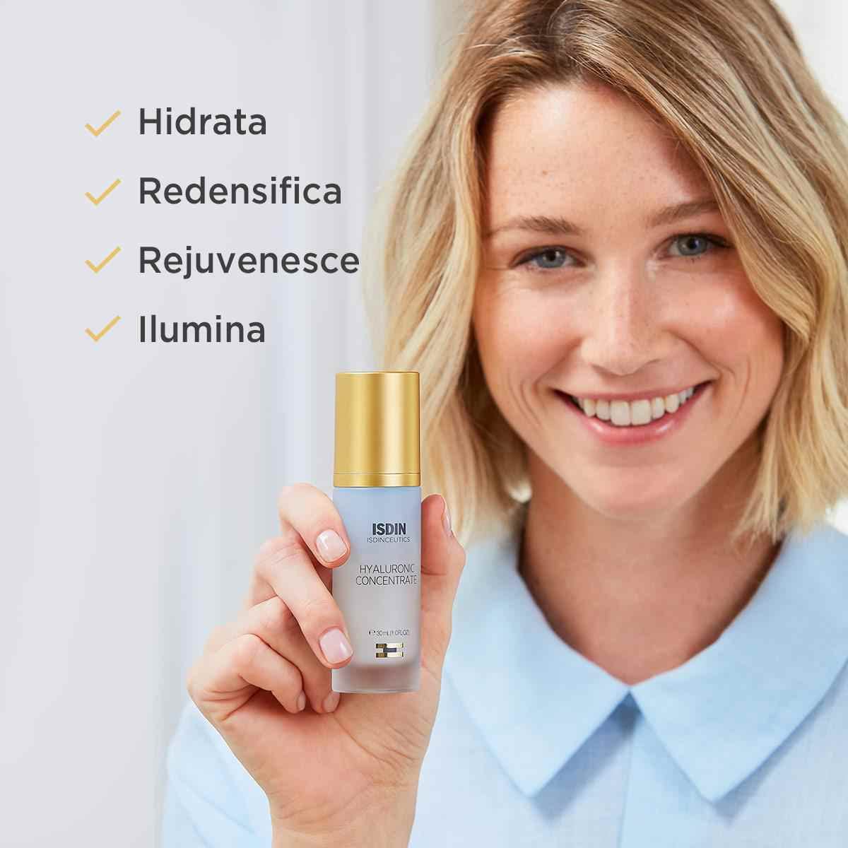 Isdinceutics Crema de día A.G.E. Reverse Day 50 ml + ceutics hyaluronic concentrate, serum facial ligero y ultrahidratante, con acido hialuronico - 30ml