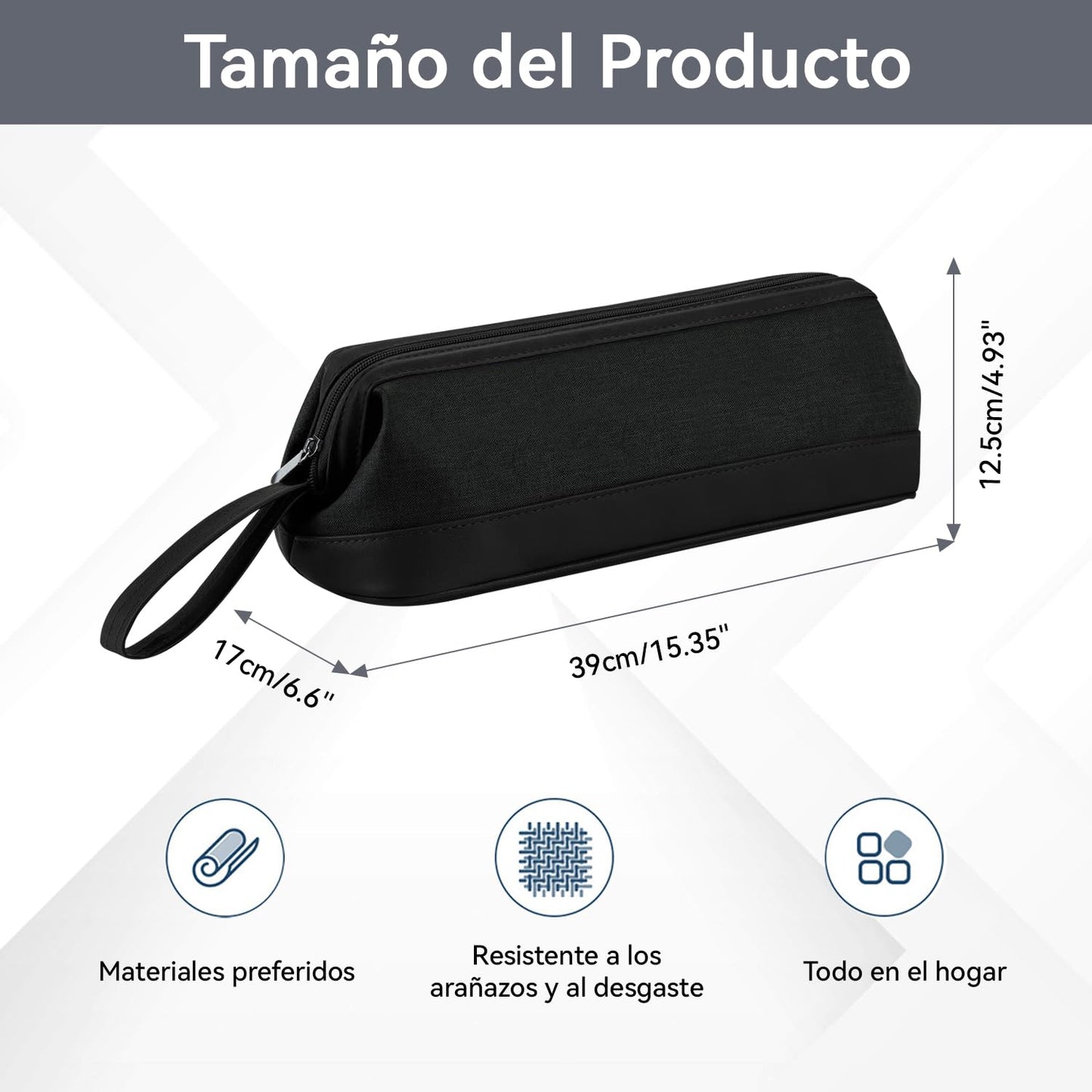Funda De Viaje,Hair Tools Bolsa De Viaje,Compatible Con Dyson Airwrap/Shark Flexstyle,Adecuado Para Secadores De Pelo, Peines, Planchas De Pelo Y Bolsas De Cosméticos Multifuncionales. (Negro)