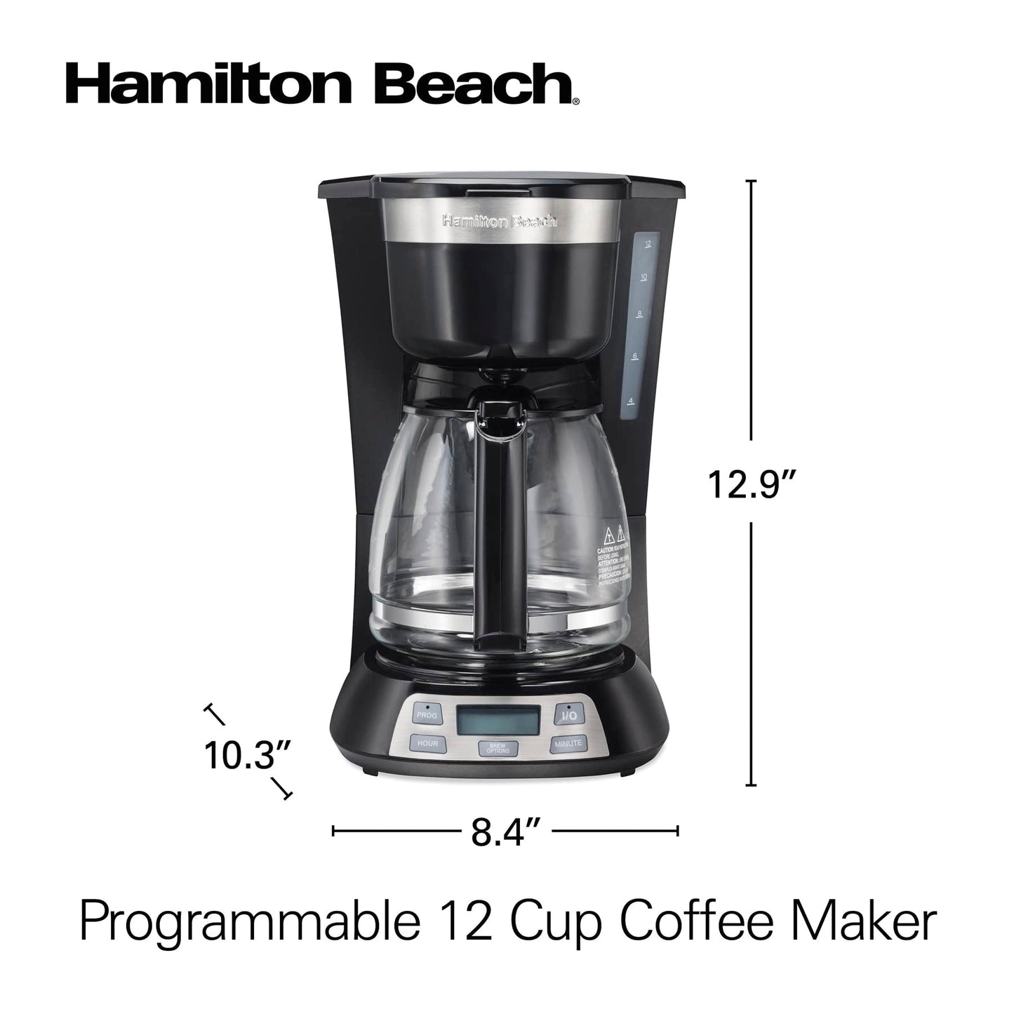 Cafetera Programable para 12 tazas Hamilton Beach 49632