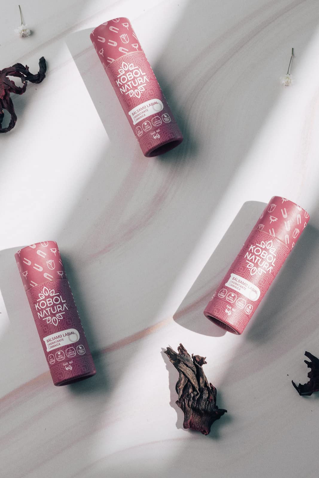 KOBOL | Bálsamo Labial Jamaica Natural Vegano Push Up Hidratación Natural