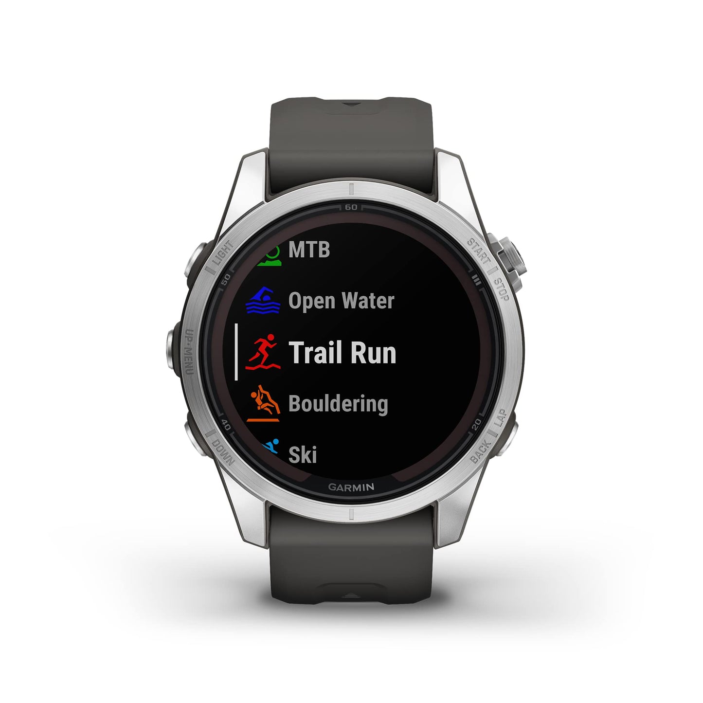Garmin Fenix 7s Pro Solar, Plata/Grafito 42 mm