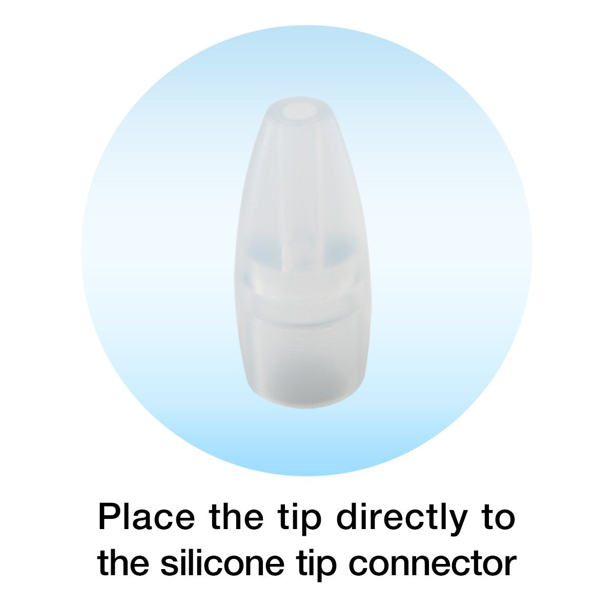 Puntas de Silicona 2 Paquetes BabySmile Nasal Aspirator Blanca