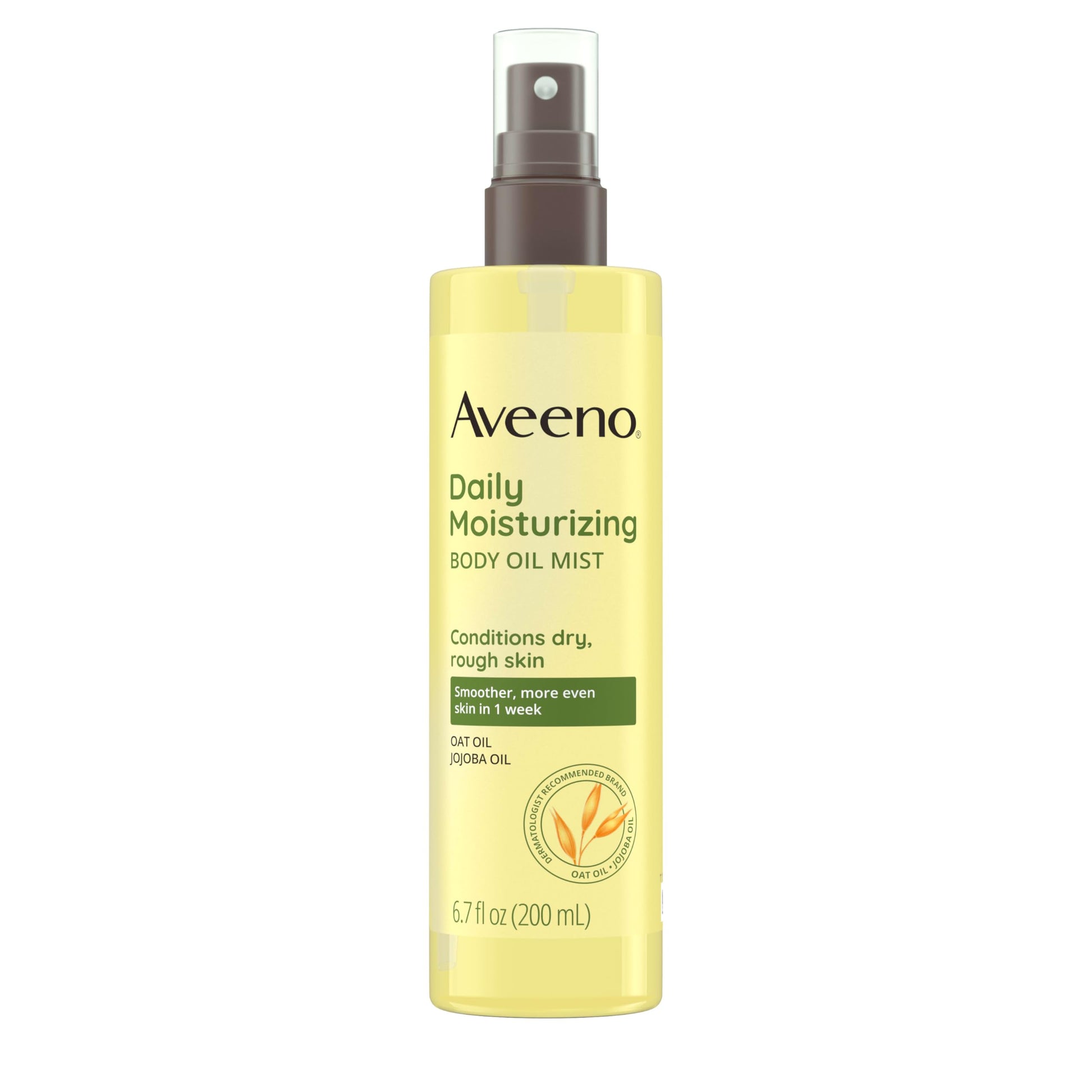 Aceite Corporal Aveeno Daily Moisturizing en Bruma con Avena y Aceite de Jojoba para Piel Seca y Sensible, Nutritivo e Hipoalergénico