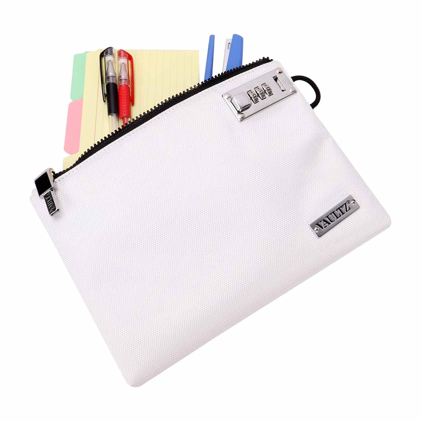 Bolsa para Dinero Vaultz Negra con Candado de Seguridad para Hombres y Mujeres