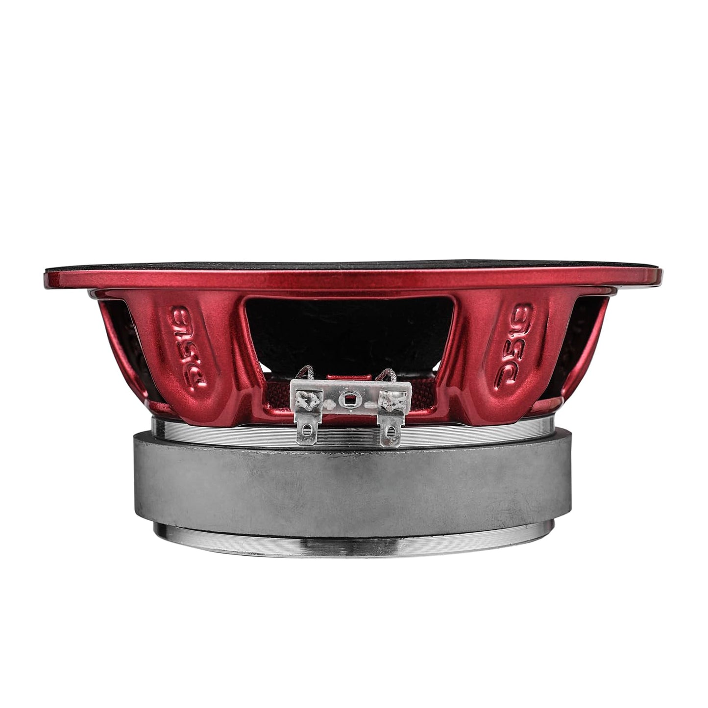 DS18 PRO-X6BM Loudspeaker - 6.5", Midrange, Red Aluminum Bullet, 500W MAX, 250W RMS, 8 Ohms - Premium Quality Audio Door Speakers for Car or Truck Stereo Sound System (1 Speaker)
