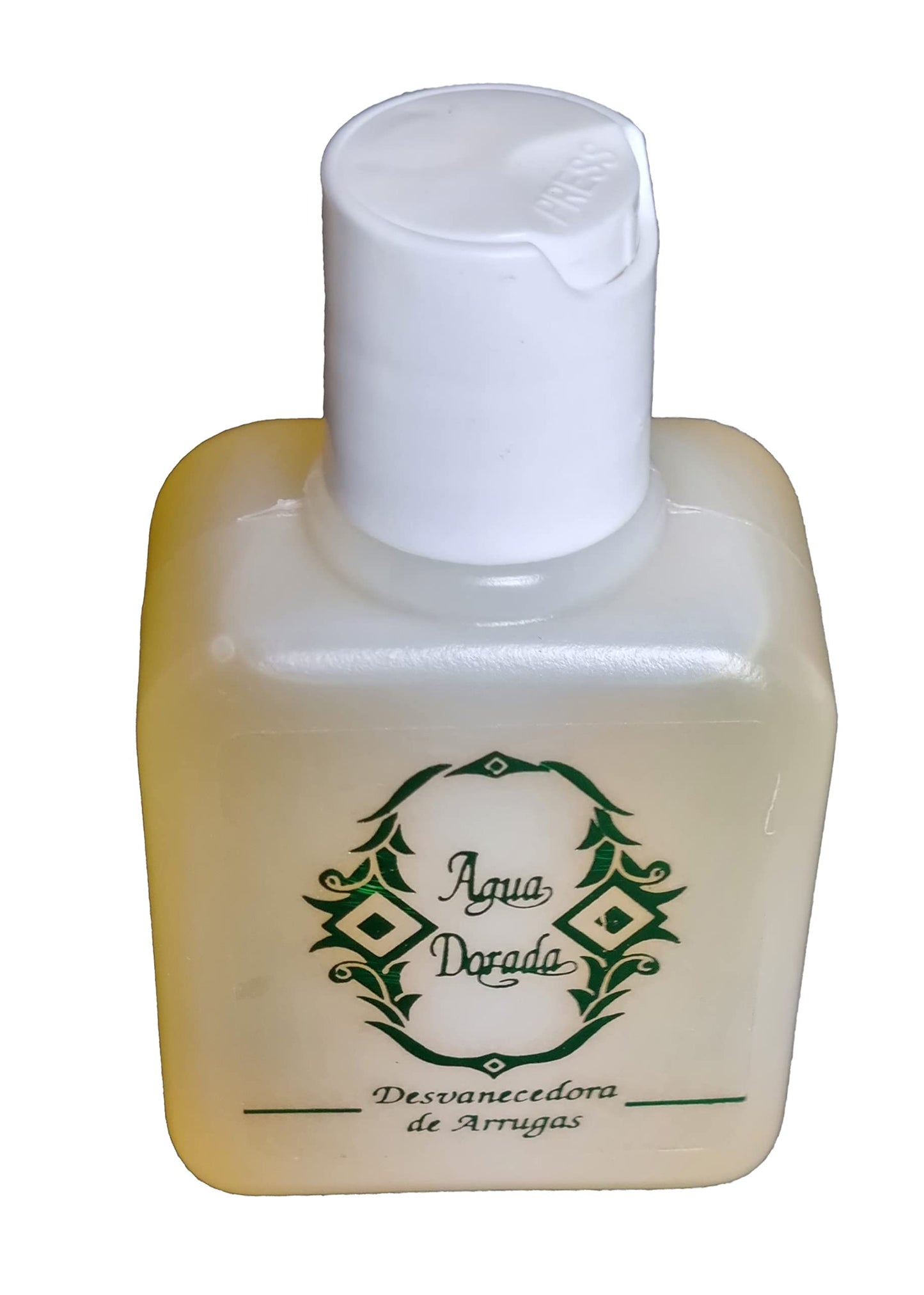 Loción Facial Suavizante con Agua Dorada de Rápida Absorción - Desvanecedor de Arrugas 75ml. ¡Descubre la magia del oro líquido para una piel suave y radiante!