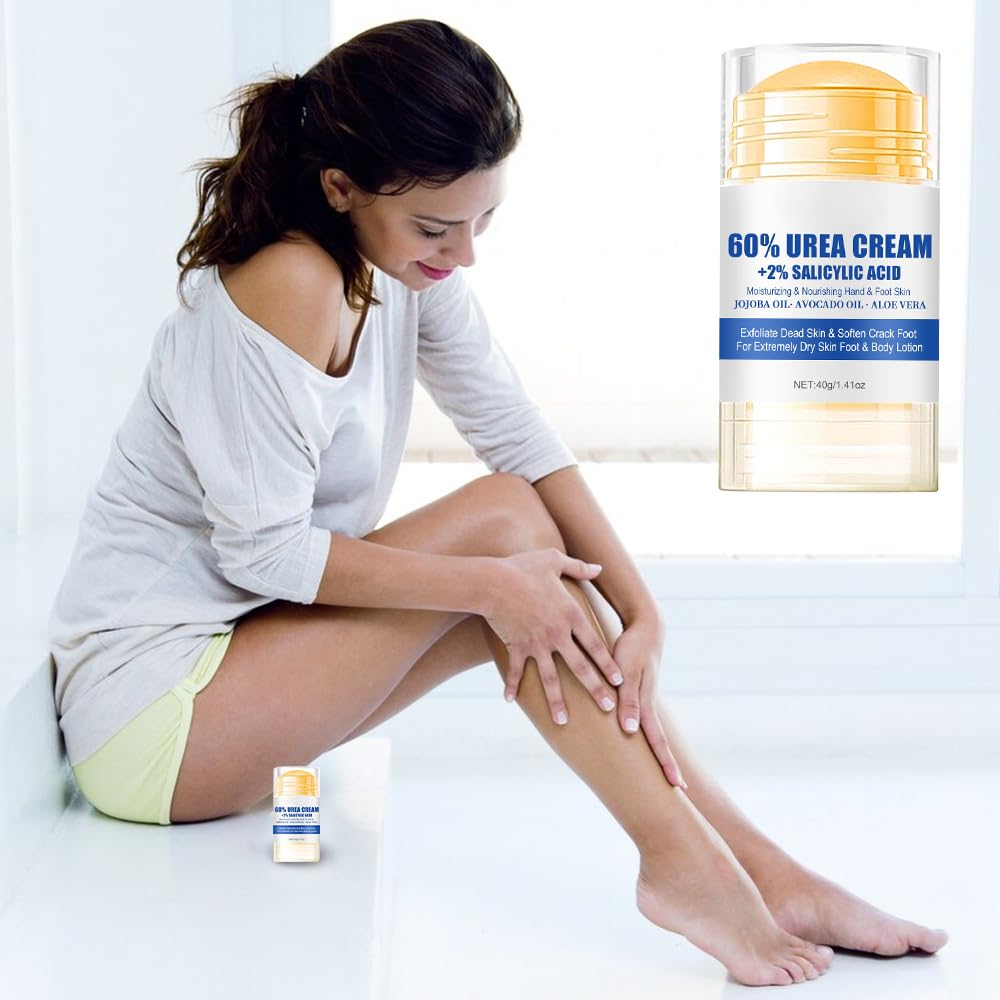 Crema Hidratante para Pies, Repara e Hidrata los Pies Secos y Agrietados, Exfoliating Moisturizing Foot Ointment, 40 ml (3)