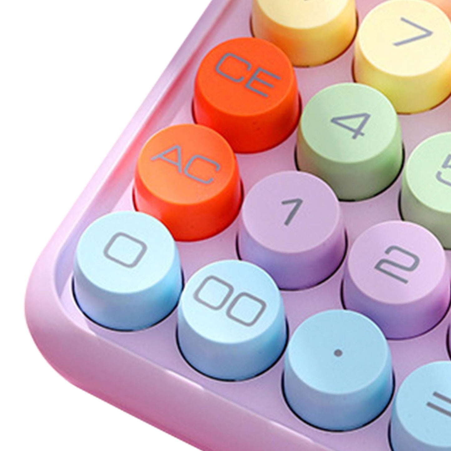 Calculadora Electrónica de Colores, Calculadora a Prueba de Salpicaduras, Conveniente para Uso Escolar y Doméstico (Lila Púrpura)