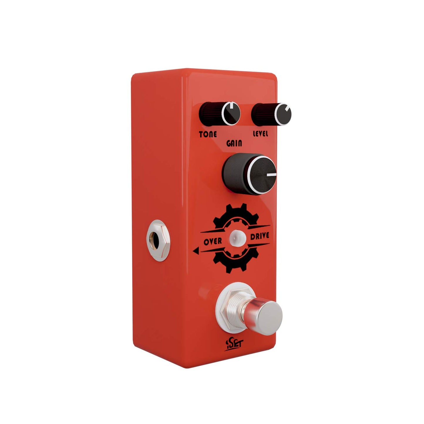 ISET Overdrive Pedal de guitarra para guitarra eléctrica bajo y True Bypass
