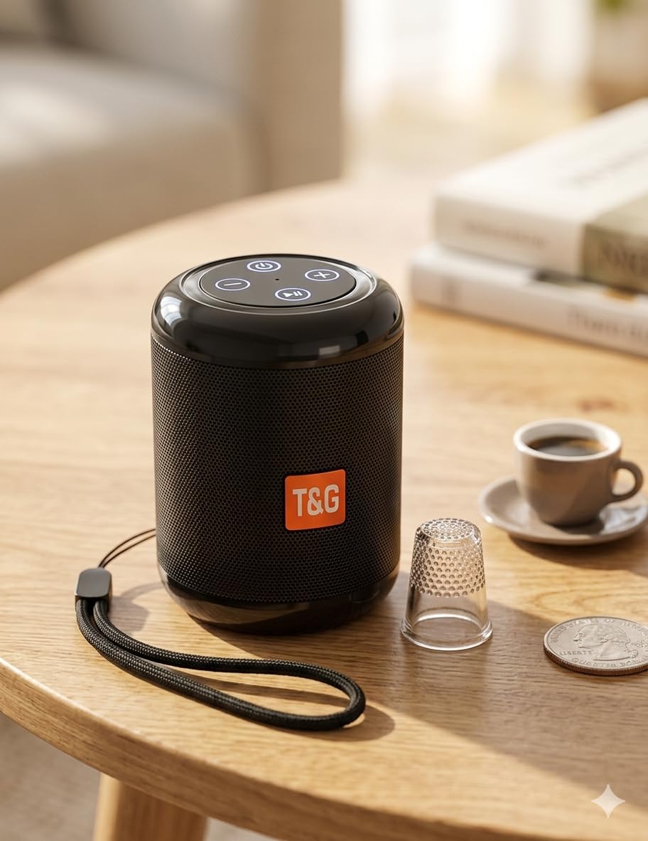 Iq Tech | Altavoz Bluetooth Tg519, Subwoofer Portátil Enchufable