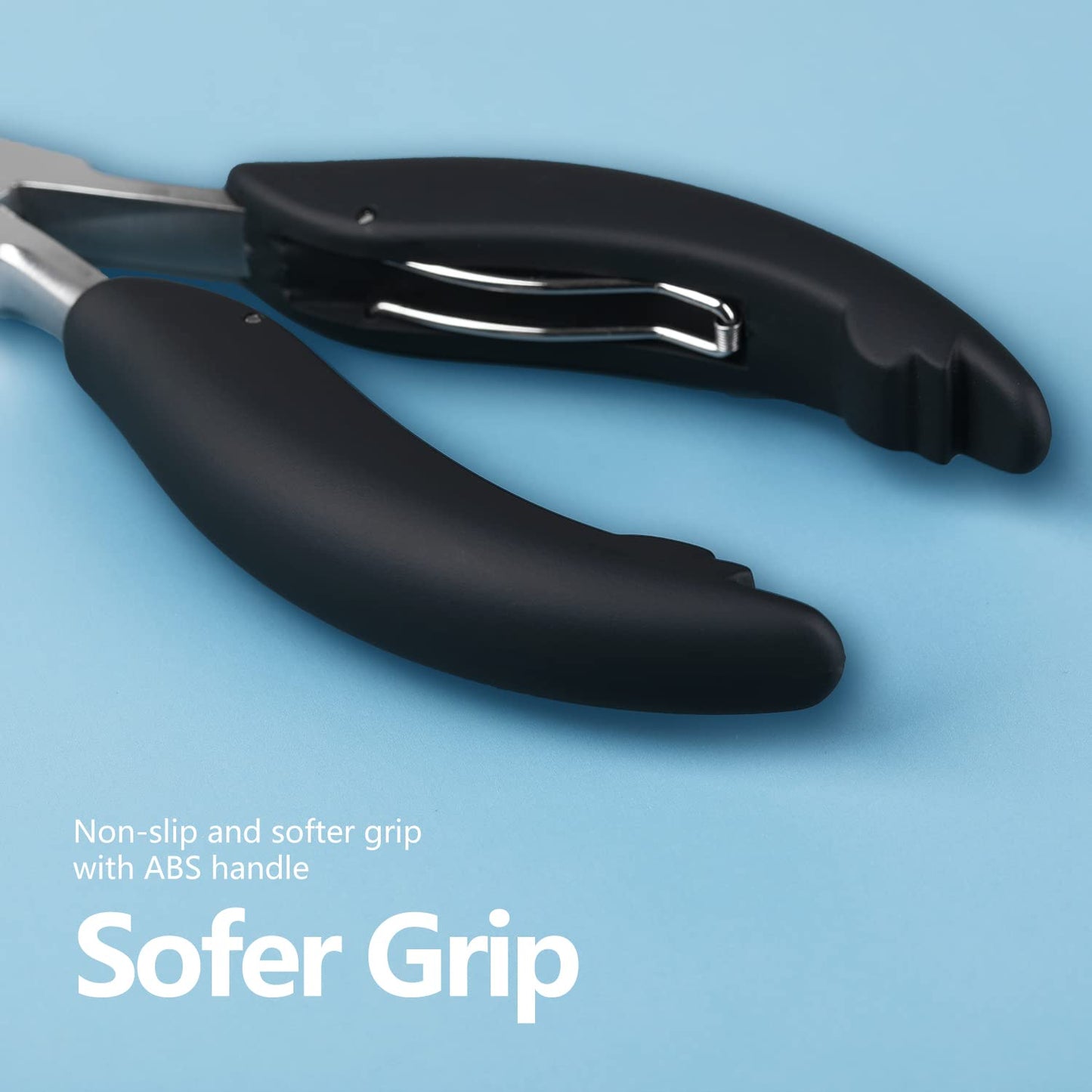 Wanmat Corta Uñas de los Pies para Uñas Encarnadas o Gruesas,Corta Uñas de los Pies y Corta Uñas Profesional para Ancianos con Cuchillas Quirúrgicas de Acero Inoxidable Afiladas y Mango Suave(2 Piezas)