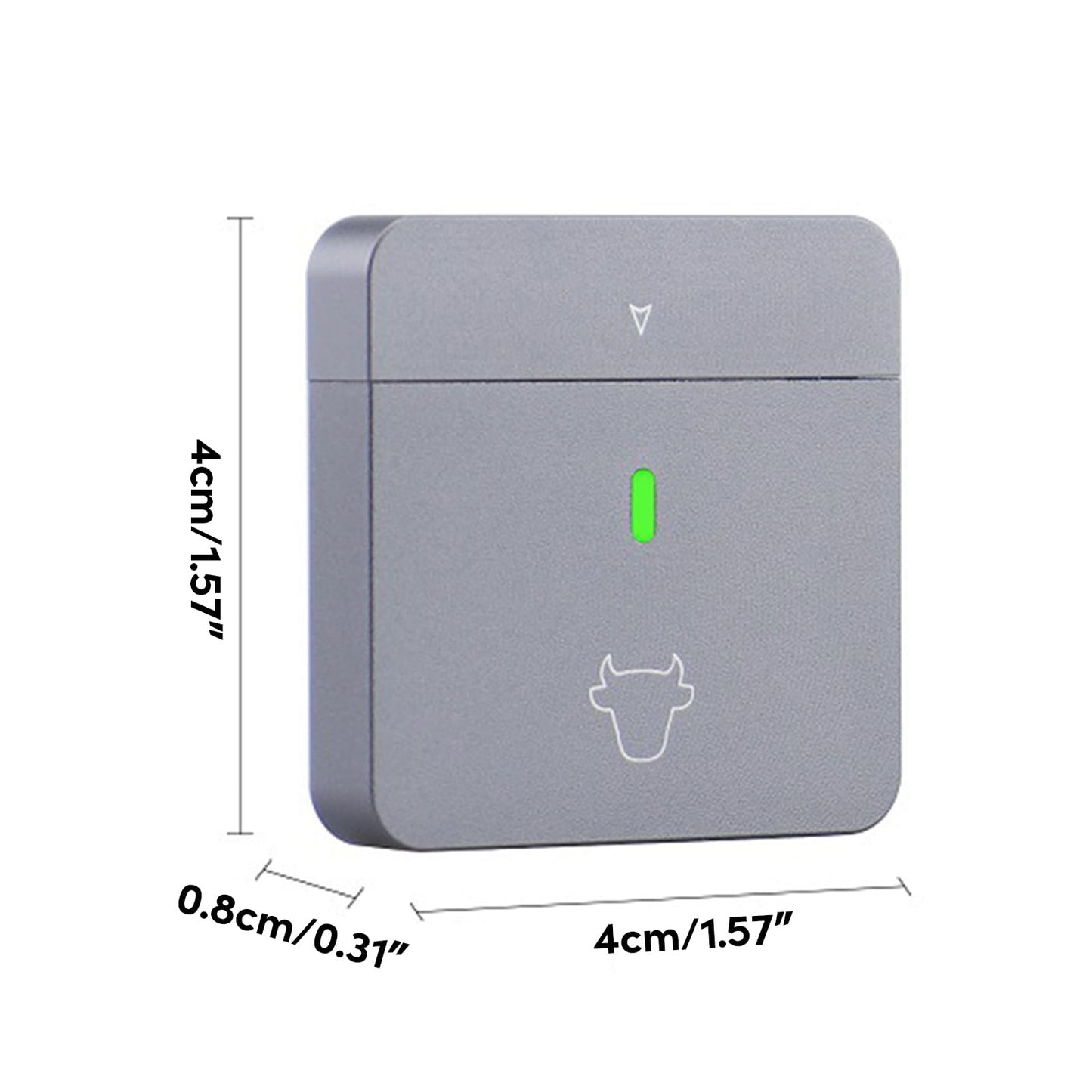 Caralin NVMe 2230 - Caja de almacenamiento SSD Adaptador USB C de 10 Gbps, transferencia rápida de datos compatible con PCIe SSD no necesita driver, aproximadamente 4 x 4 x 0,8 cm, como muestra la
